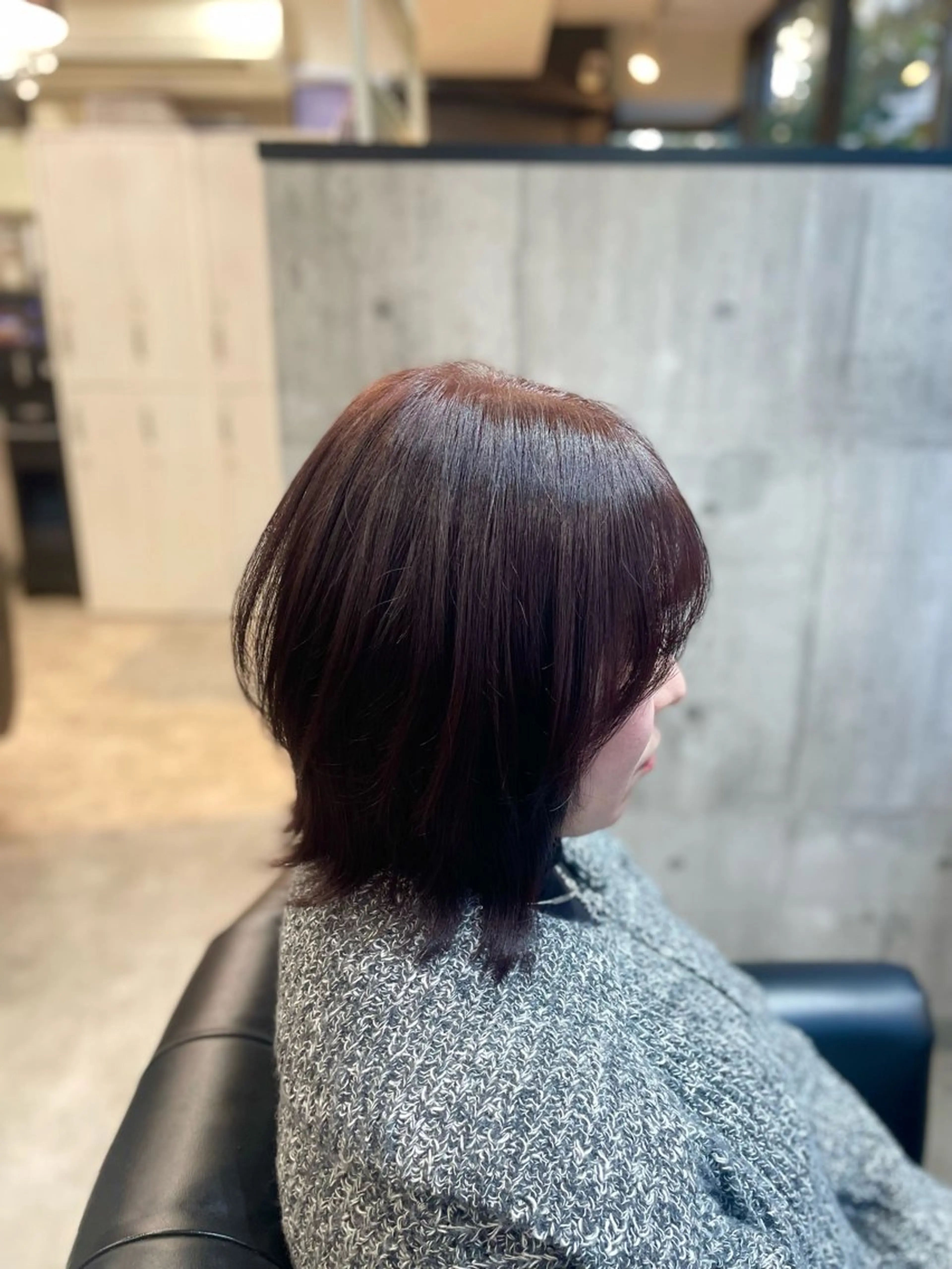 ミディアム カラー 透明感カラー ラベンダーカラー ラベンダーピンク ピンクカラー ヘアカラー Jrスタイリスト HONO（ホノ）のヘアスタイル