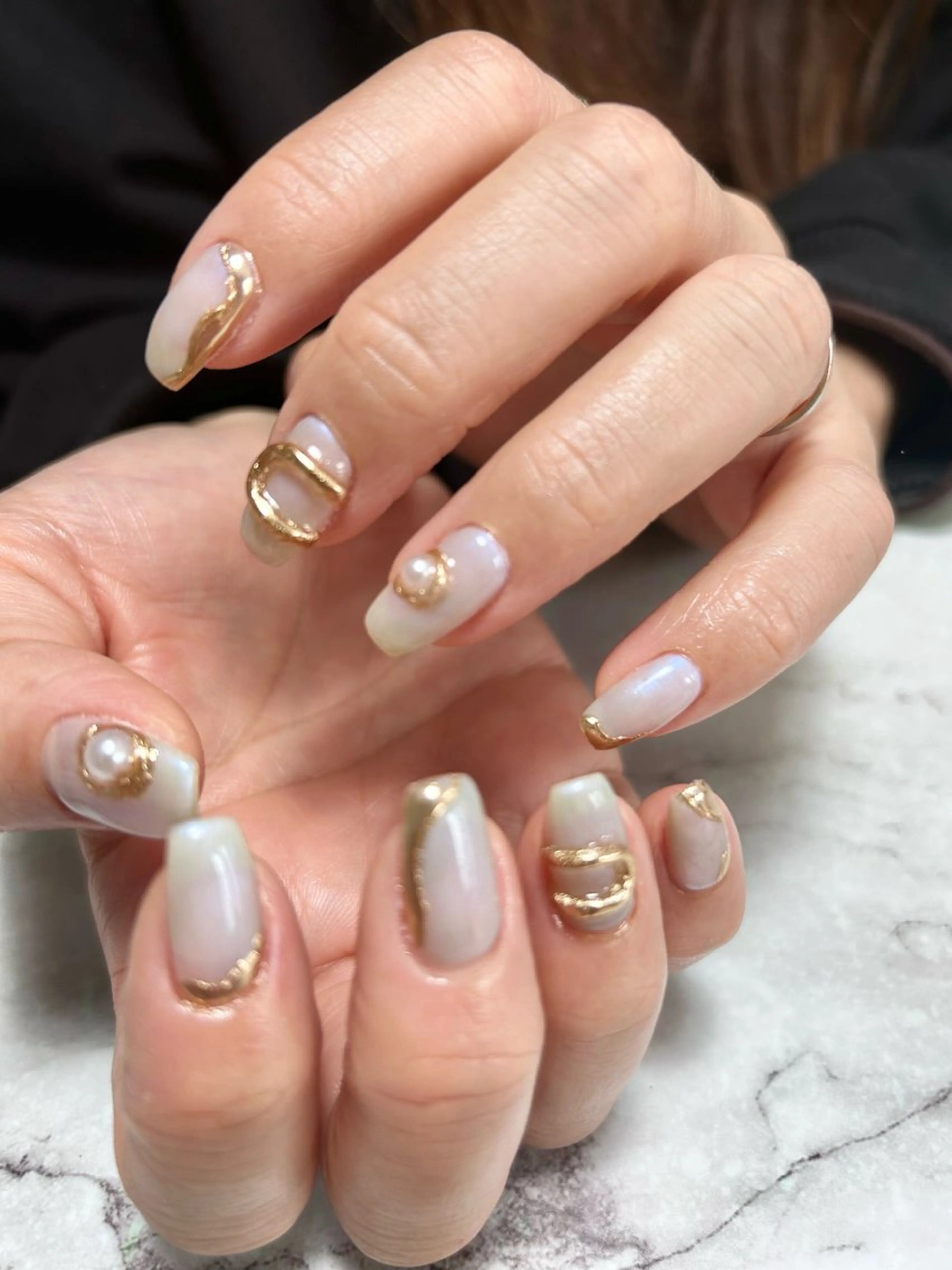 ネイル ニュアンスネイル ハンドネイル フットネイル TESORO nailのネイルデザイン