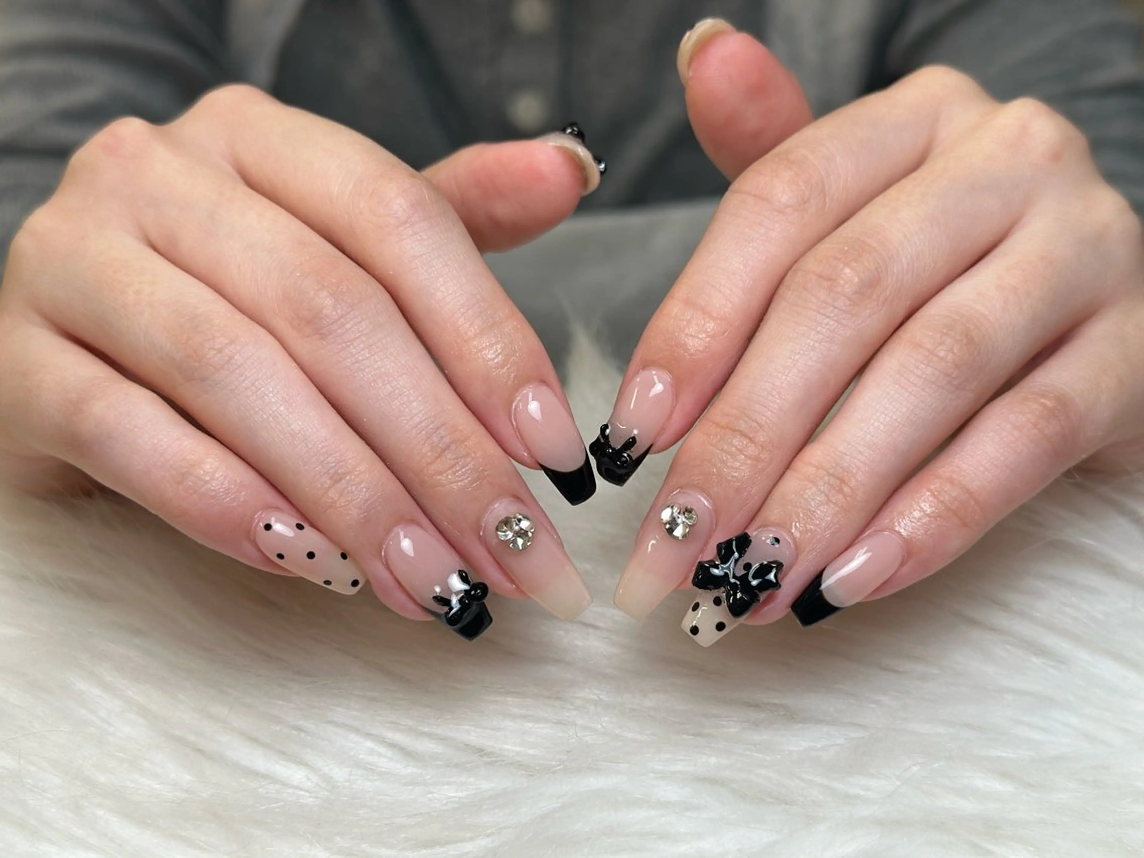 ネイル アートネイル ジェルネイル マグネットネイル ハンドネイル JennNail_ マオのネイルデザイン