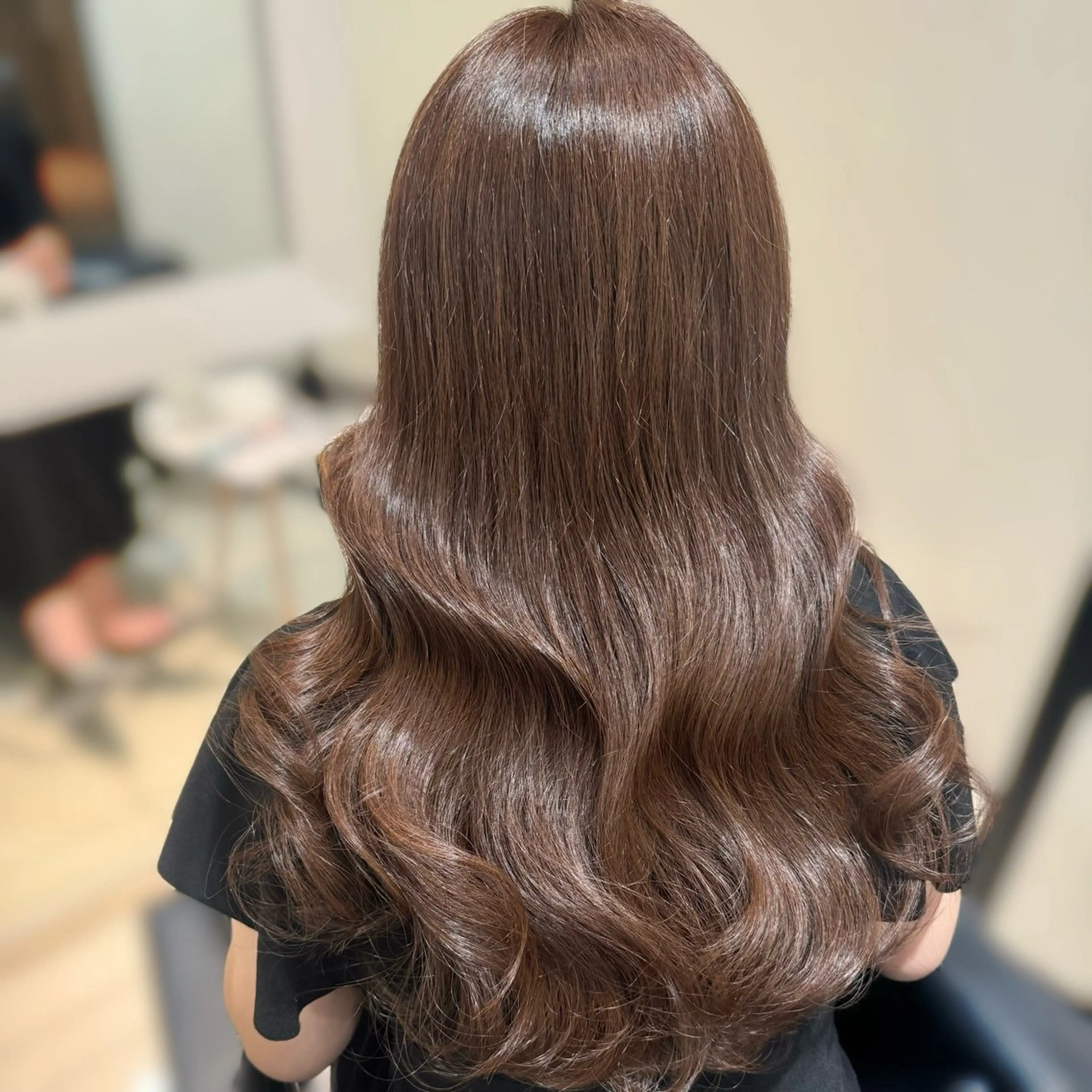 ロング カラー カット ヘアカラー トリートメント kana ブリーチなしカラー✨のヘアスタイル