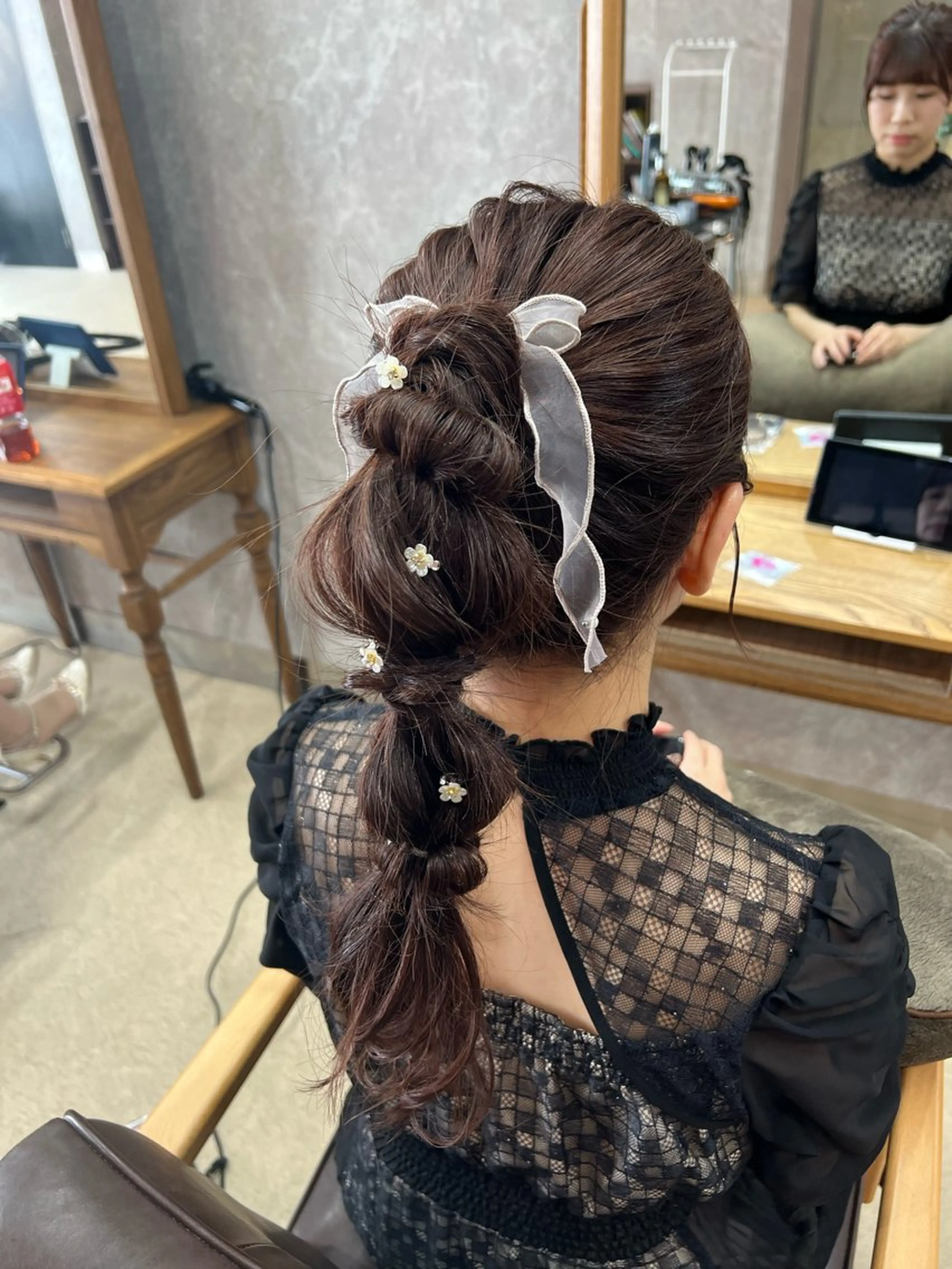 ヘアアレンジ ポニーテール ヘアセット 🌻belle /JUMA🌻のヘアスタイル