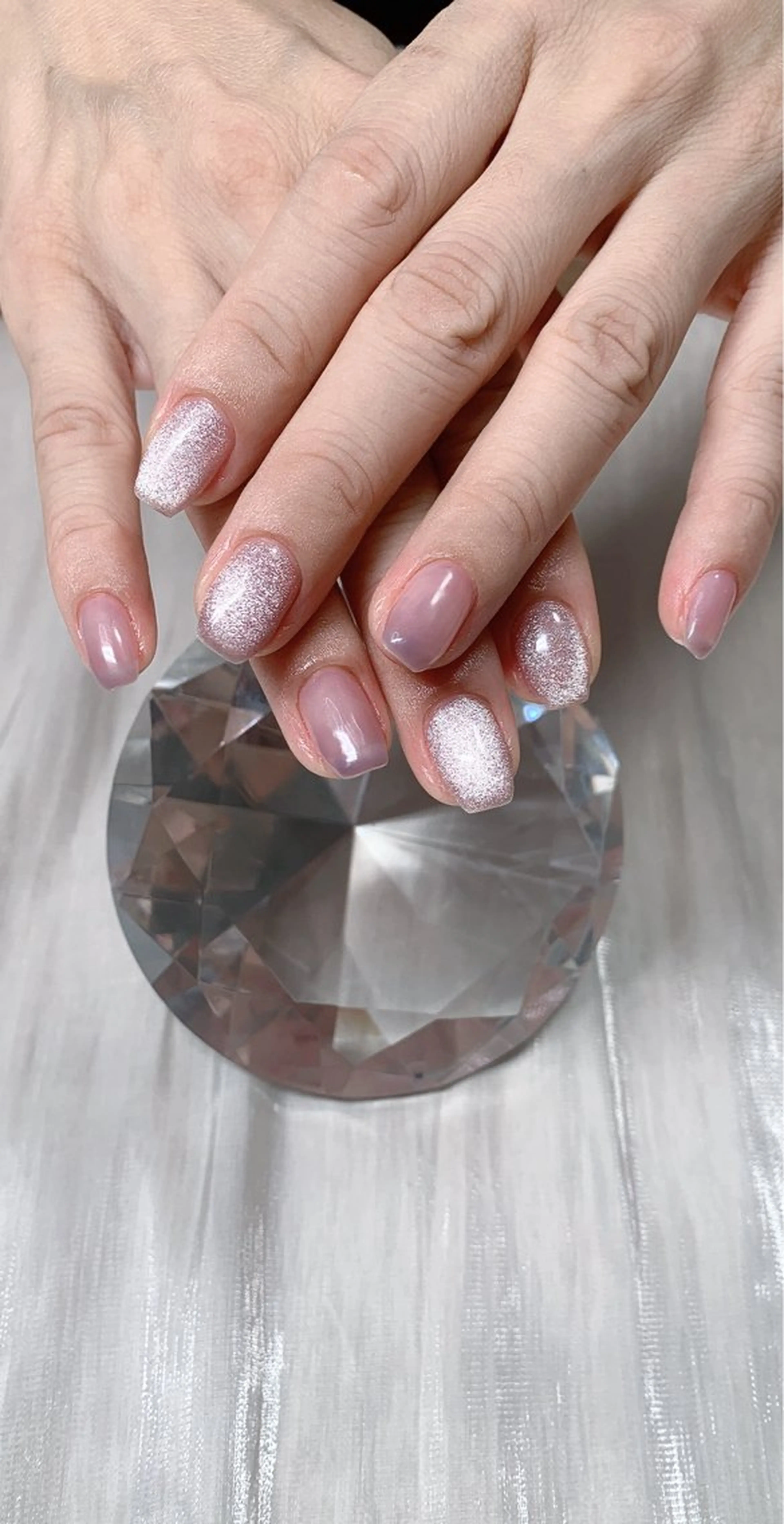 ネイル キラキラネイル オフィスネイル シンプルネイル 夏ネイル Cute Tips nailのネイルデザイン