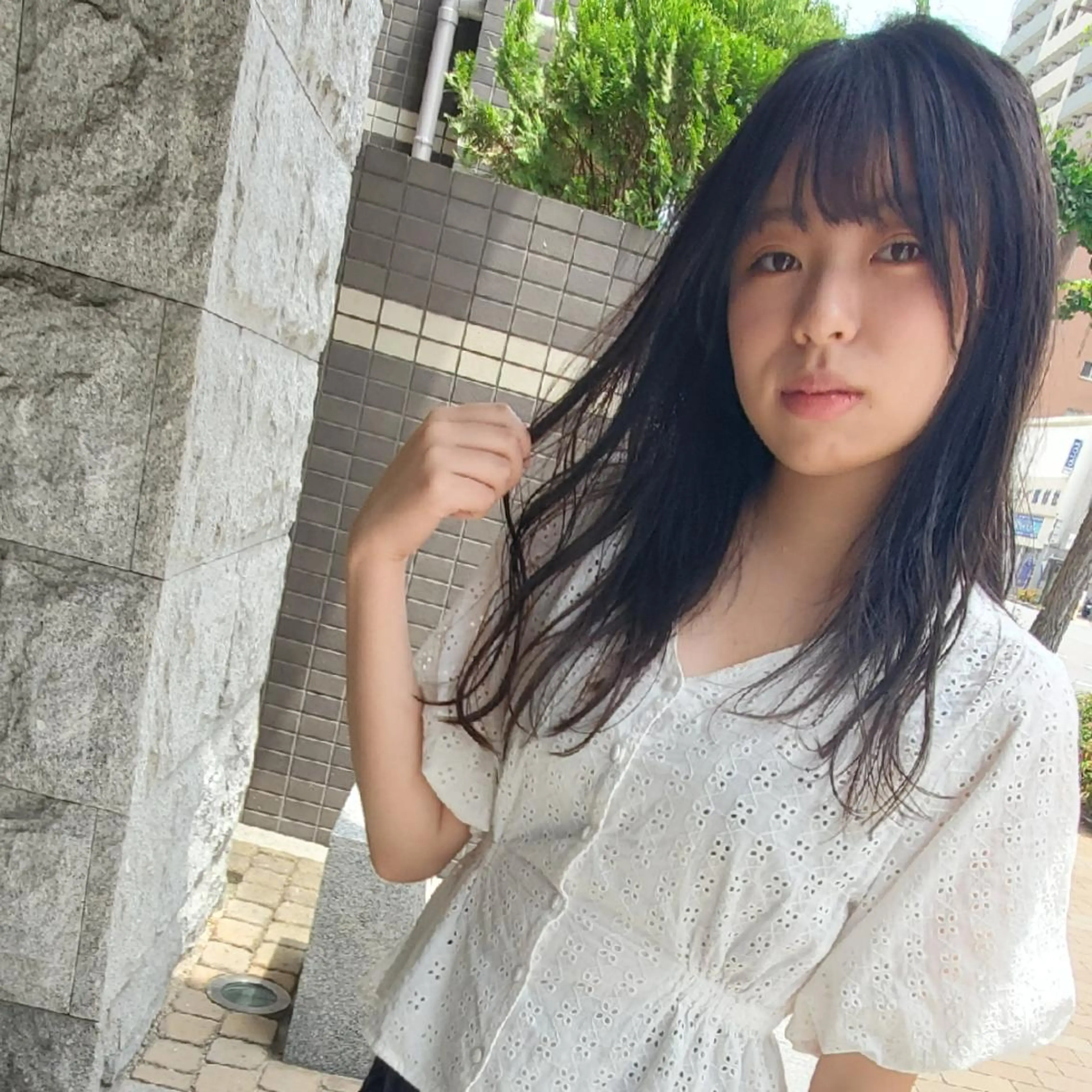 ロング カラー ヘアアレンジ See by merのマツエク・マツパデザイン