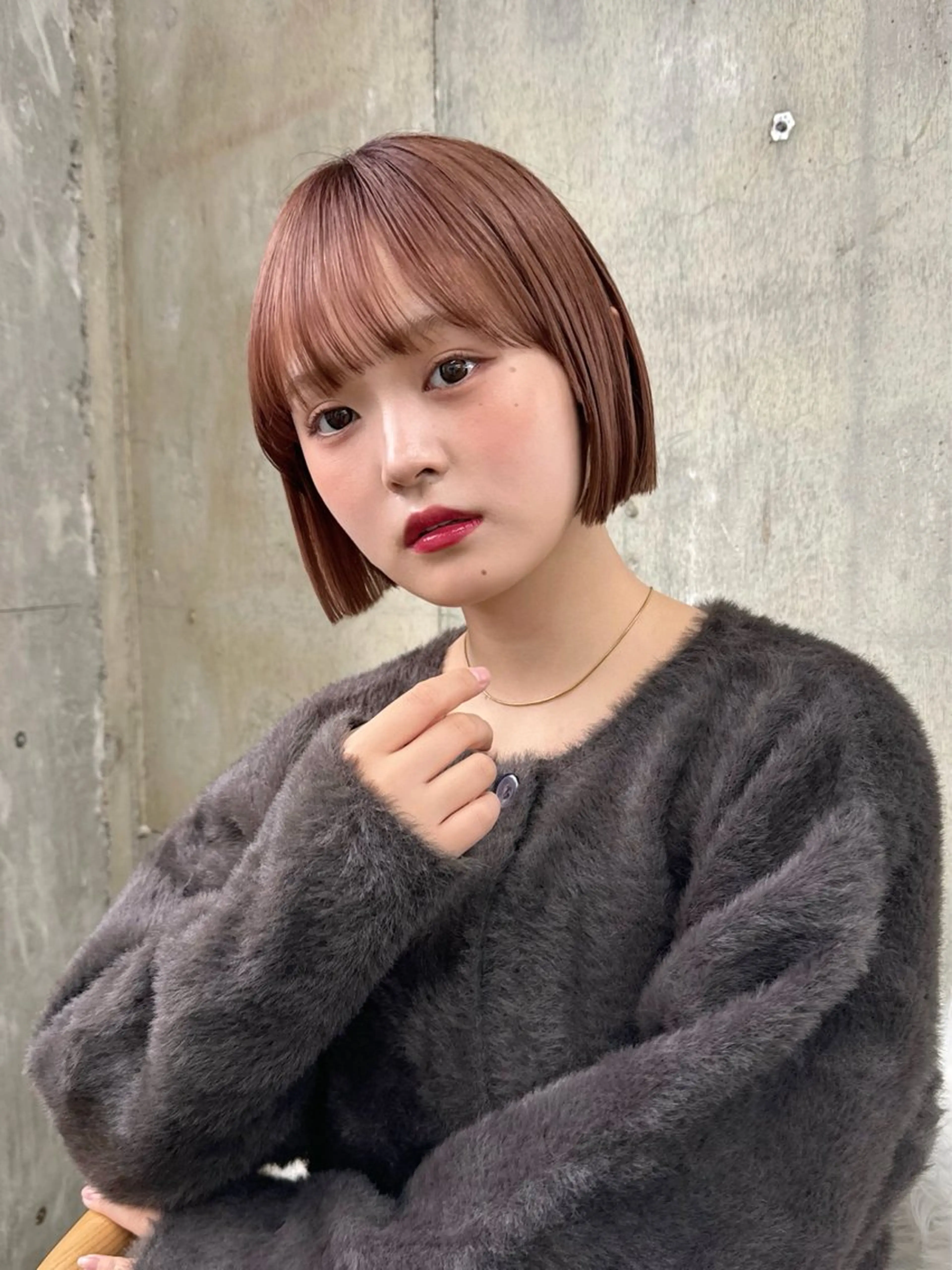 ショート カラー カット ヘアカラー トリートメント 透明感/髪質改善/ボ ブ/moyu🎀のヘアスタイル