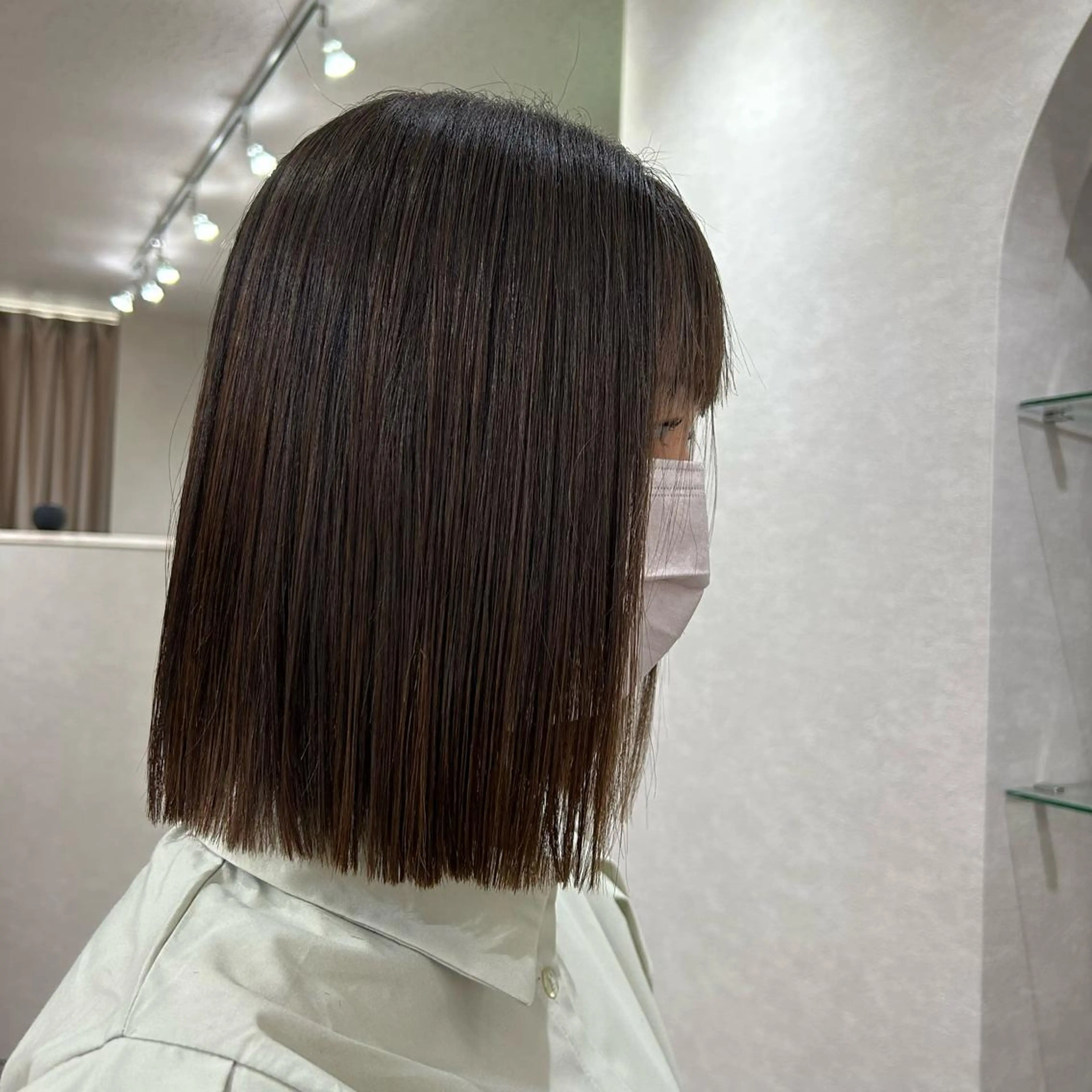 ショート 切りっぱなしボブ ボブ 韓国風ヘア 外ハネヘア 💠 AYAKA💠のヘアスタイル