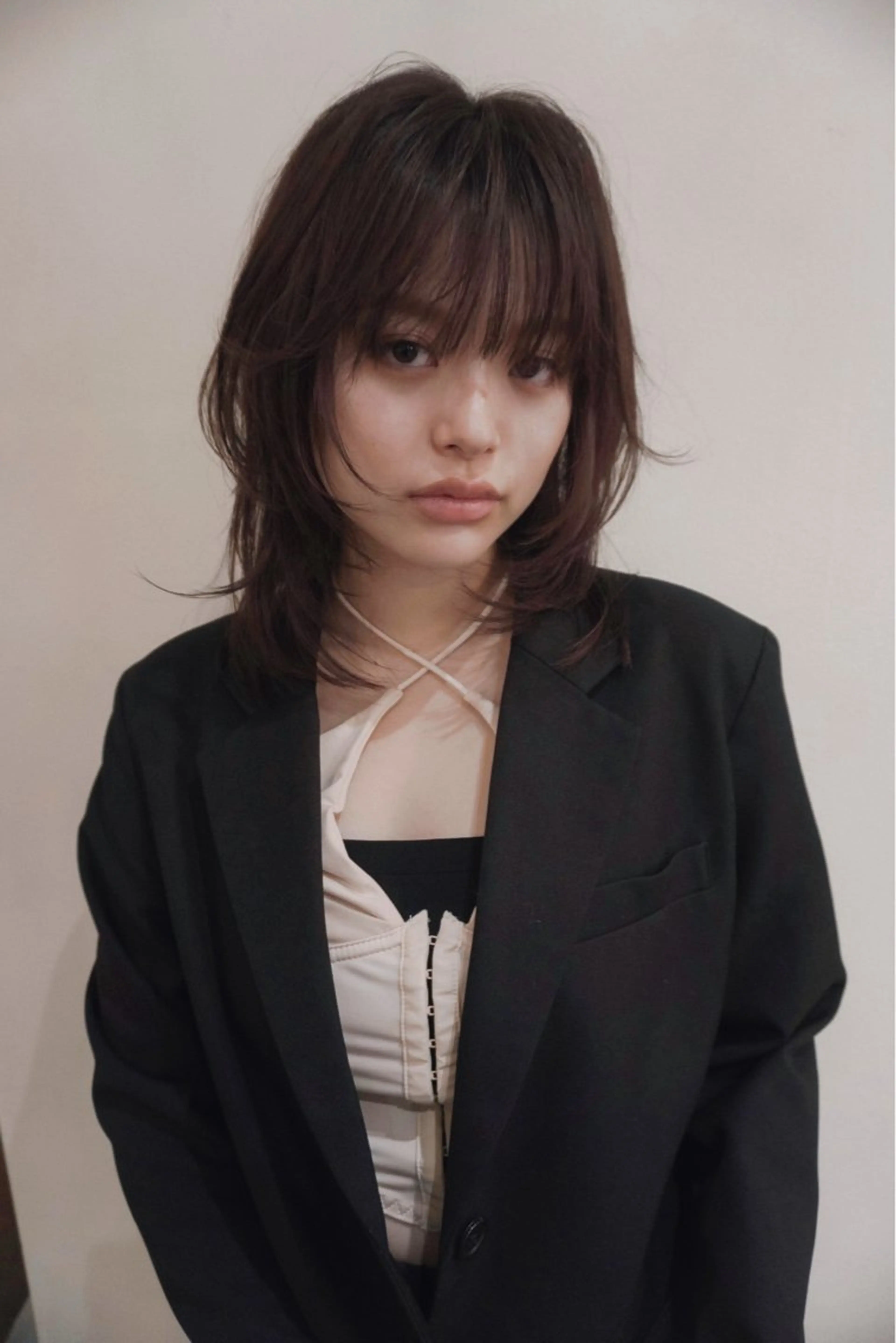 ミディアム レイヤーカット カット トリートメント MINX aoyama所属・レイヤーカット/ 管原久遠のヘアスタイル