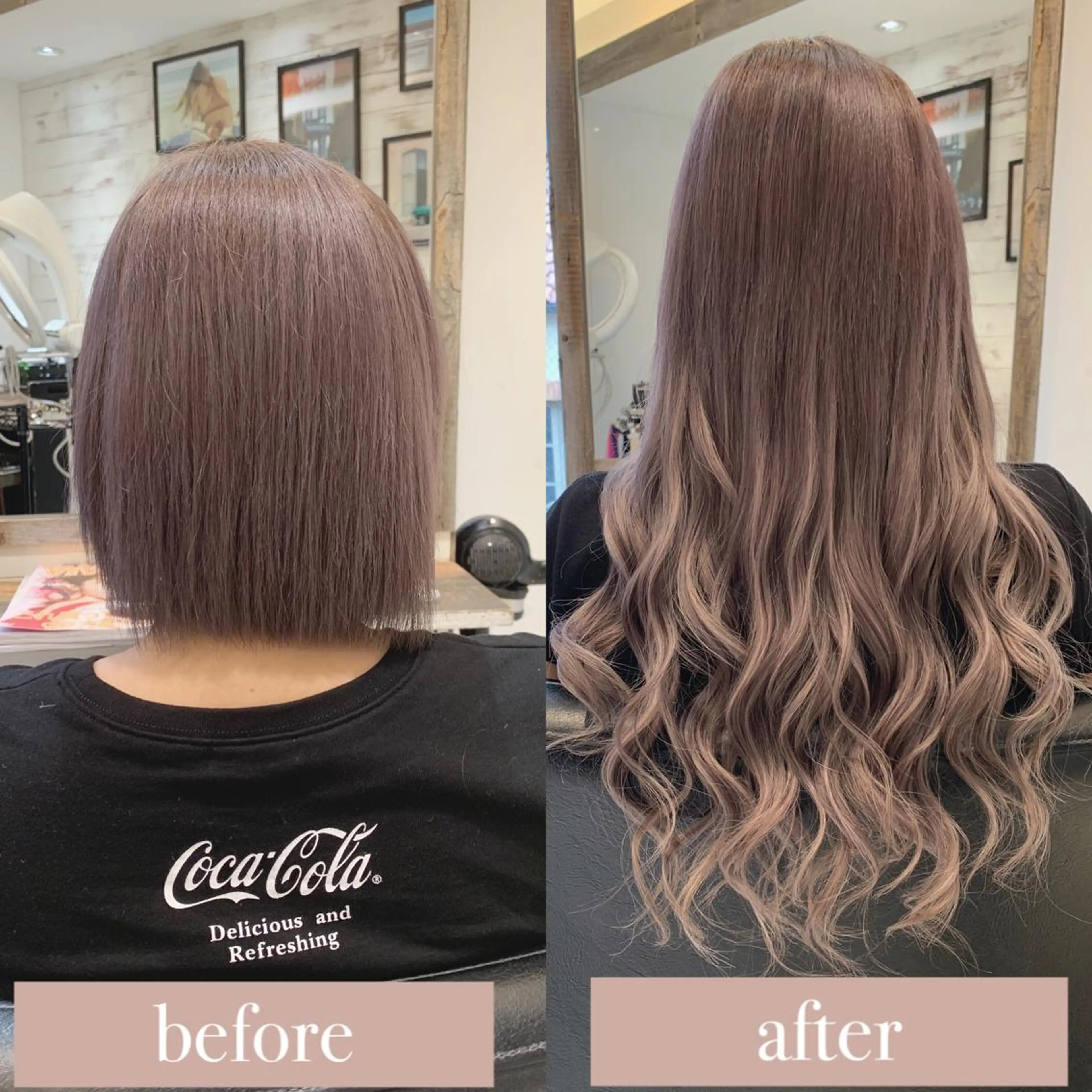 ロング カラー シールエクステ エクステ エクステ　ユノキ リョウタのヘアスタイル