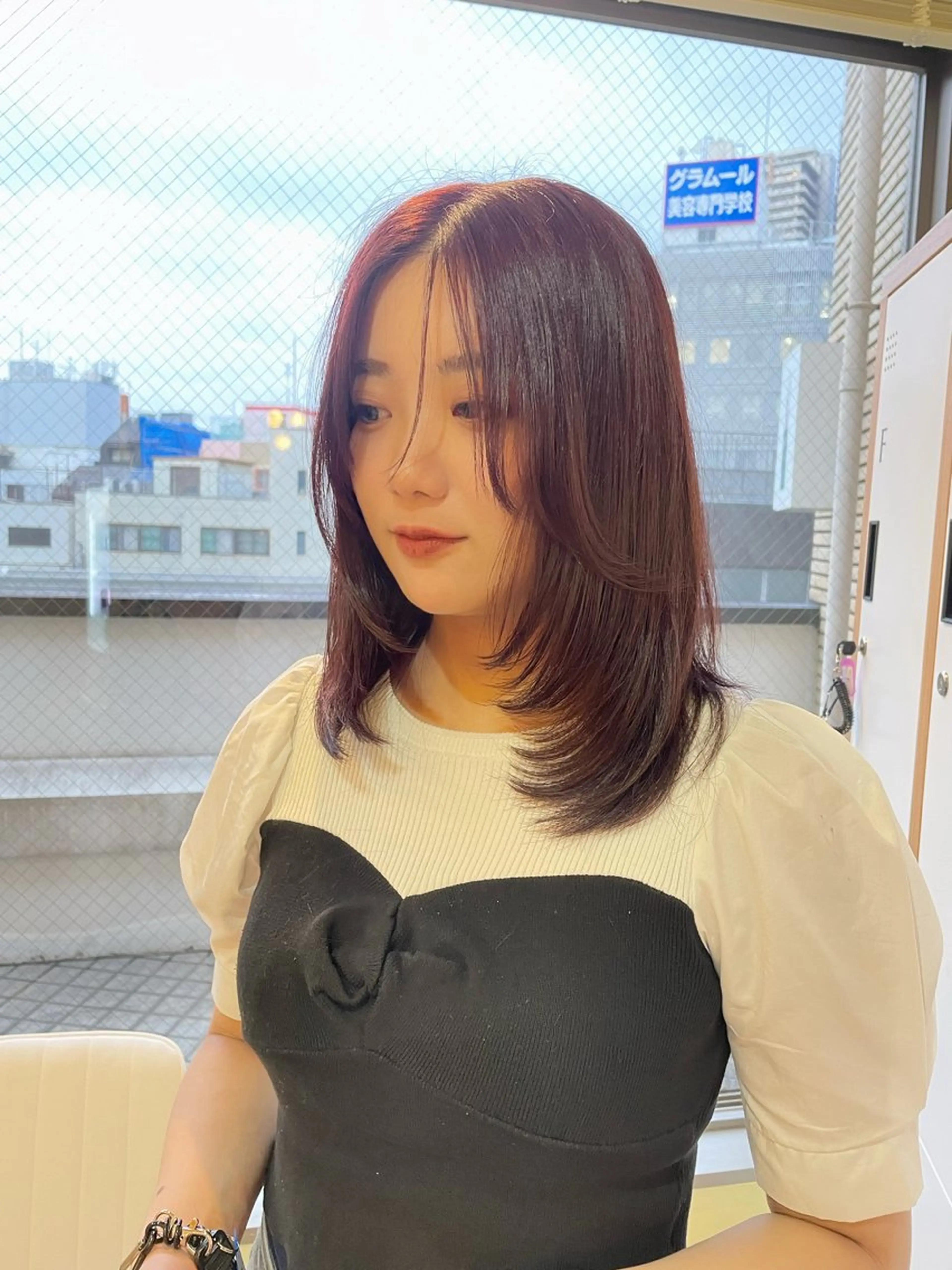 【韓国トレンド🍒】中韓MIXレイヤーカット＋暖色カラー＋2stepTrの写真
