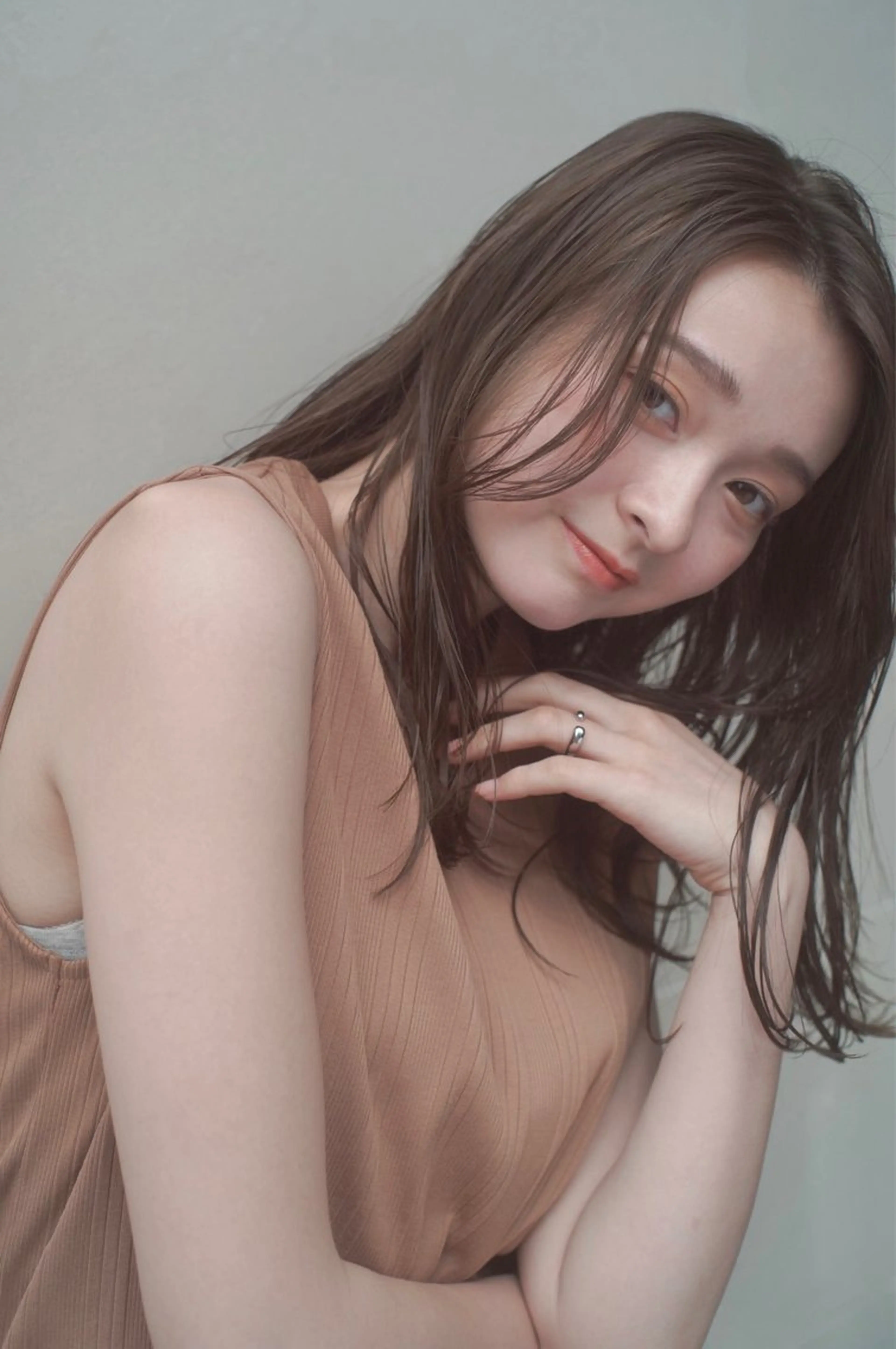 ロング カラー アディクシーカラー バレイヤージュ ブリーチ デザインカラー ダブルカラー カット トリートメント レイヤーカット nude ヘア大和のヘアスタイル