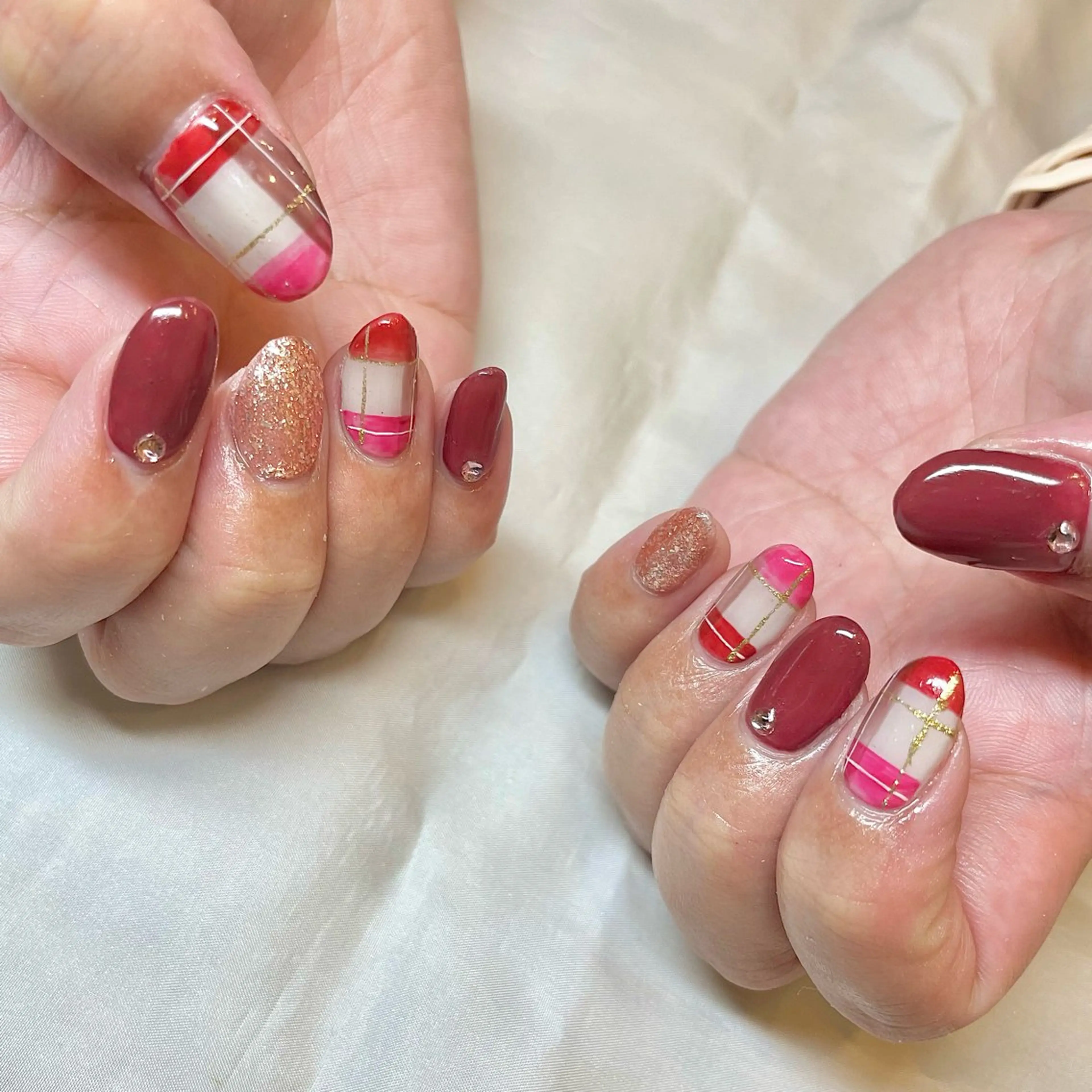 メンズ ネイル ハンドネイル ハンドケア nail&eye Aoのマツエク・マツパデザイン