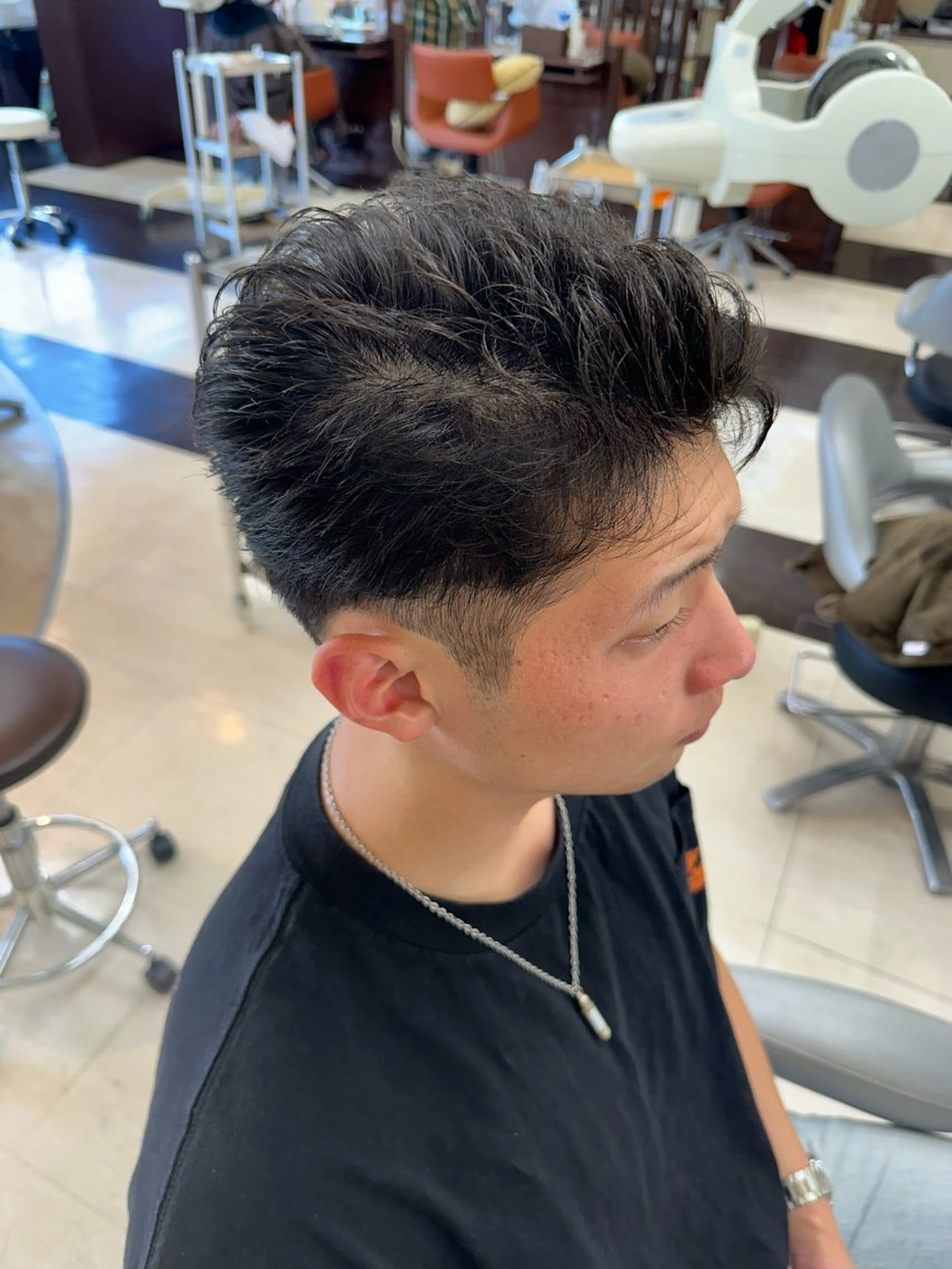 ショート カラー パーマ メンズ カット ヘアセット 毎月230人担当/ メンズヘア/清和武虎のヘアスタイル