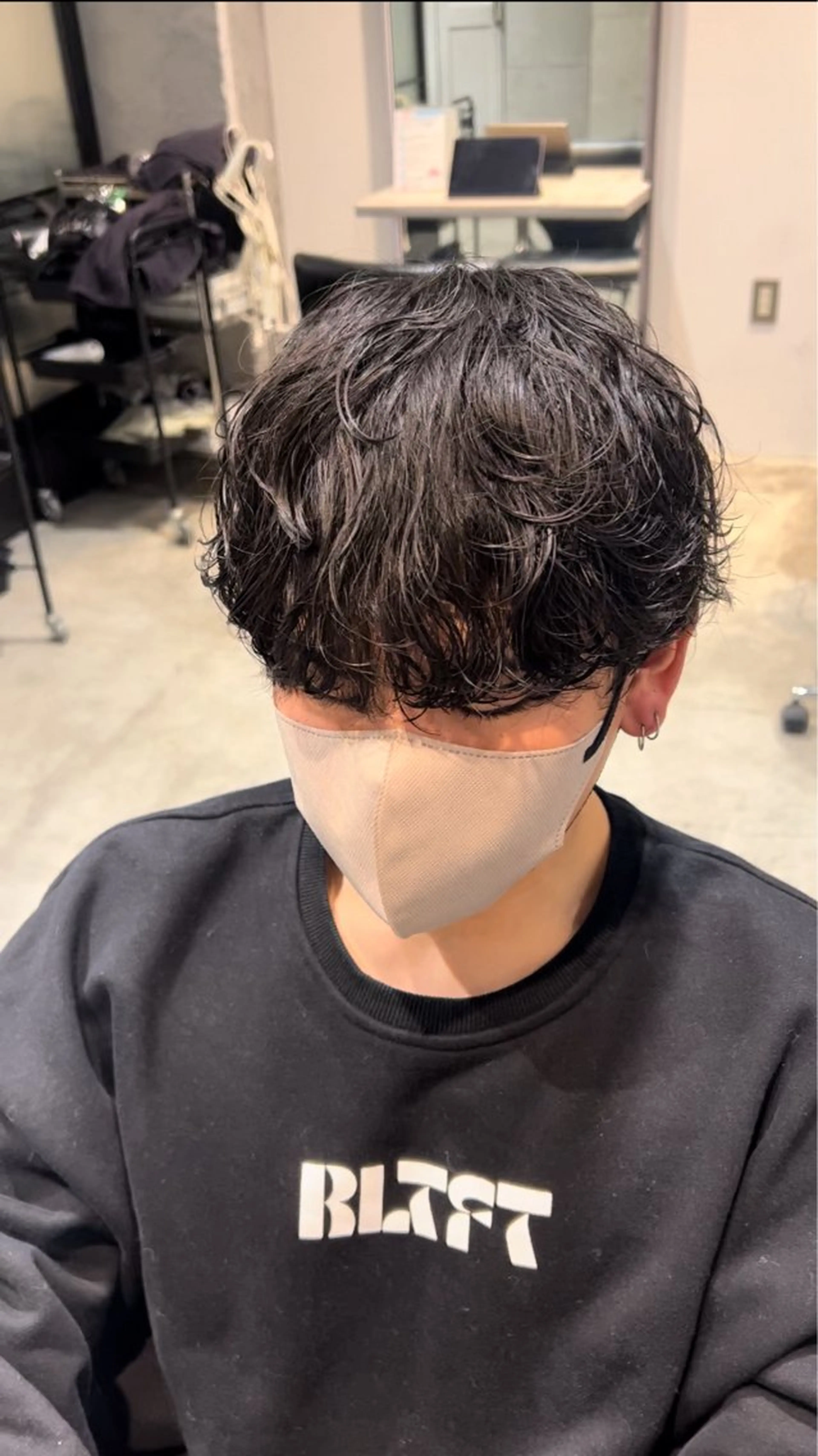 パーマ メンズ メンズパーマ カット パーマ トリートメント 韓国ヘアダウンパーマ シャドウパーマ/航太のヘアスタイル