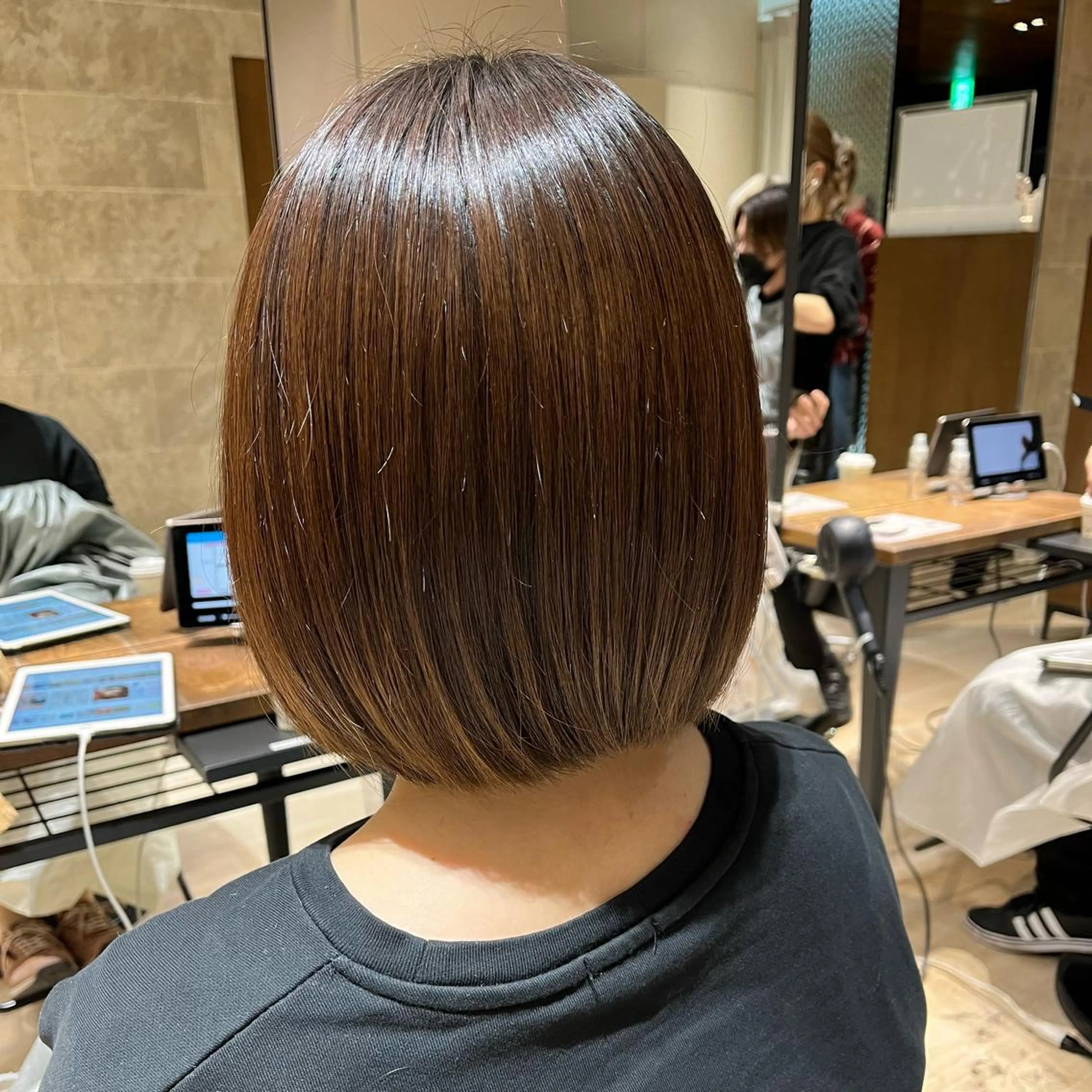 ショート ボブ Je suis heureuse Tres所属・早朝セット☀️ レイヤー/Momoのヘアスタイル