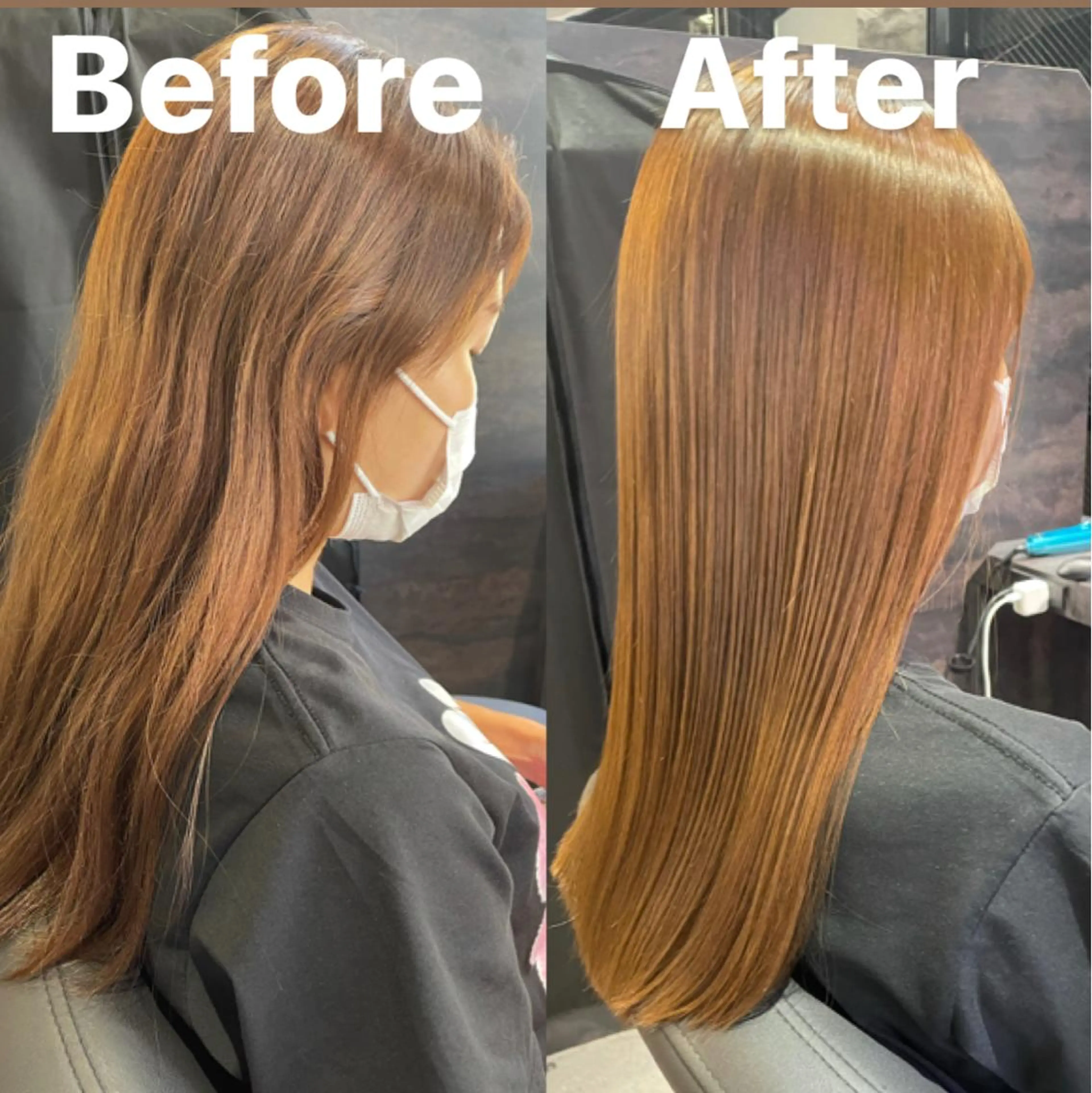 ロング パーマ 縮毛矯正 カット 縮毛矯正 One By The Ect所属・ショート/脱白髪染め ☆宇﨑悠実のヘアスタイル