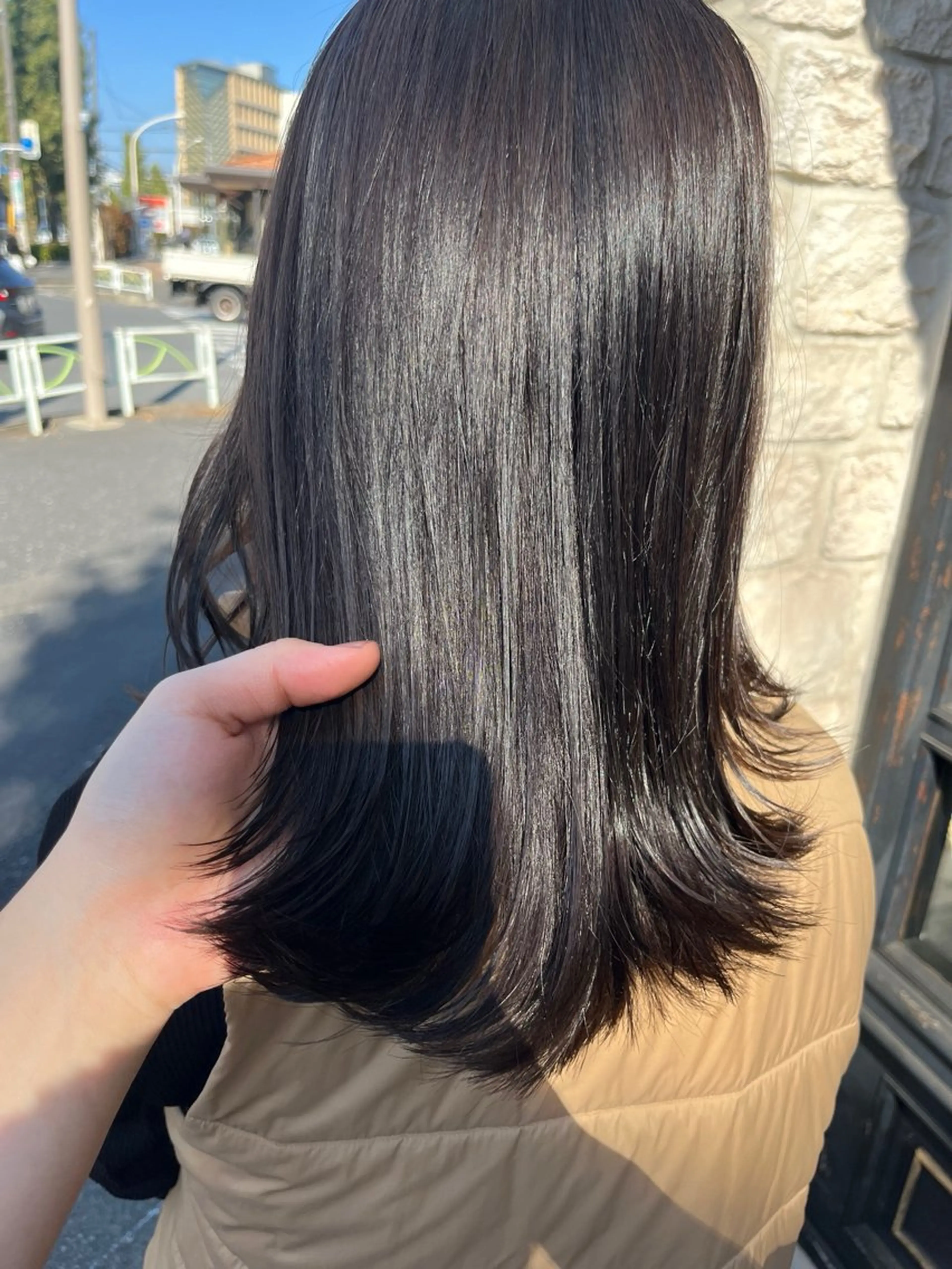 セミロング 透明感カラー🫧 ミクのヘアスタイル