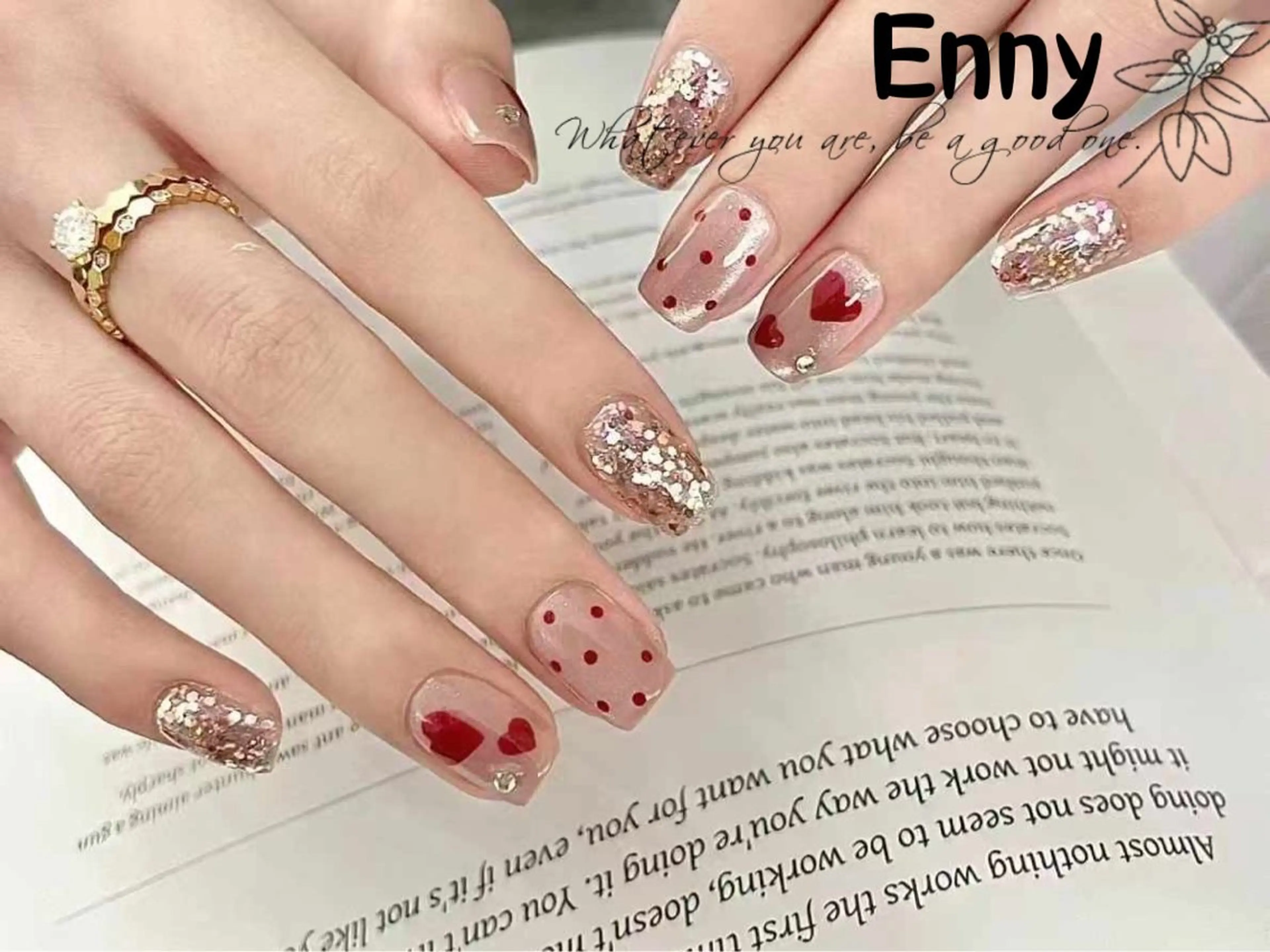 ネイル チークネイル 長さ出し フットネイル フレンチネイル ジェルネイル ハンドネイル Enny lovelyのネイルデザイン