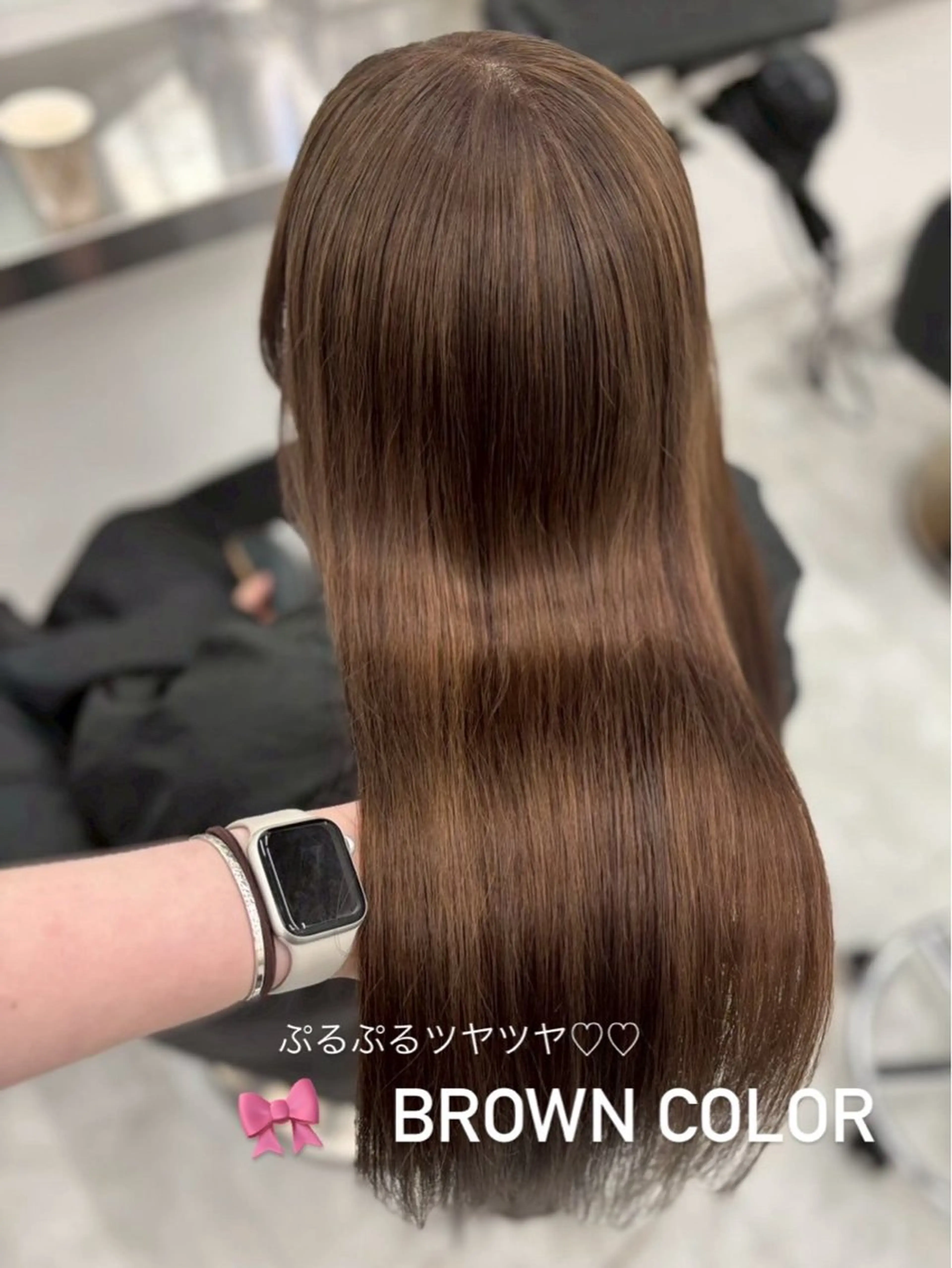 ロング カラー カット ヘアカラー 上品モテヘア💍🤎 karen💍🤎のヘアスタイル