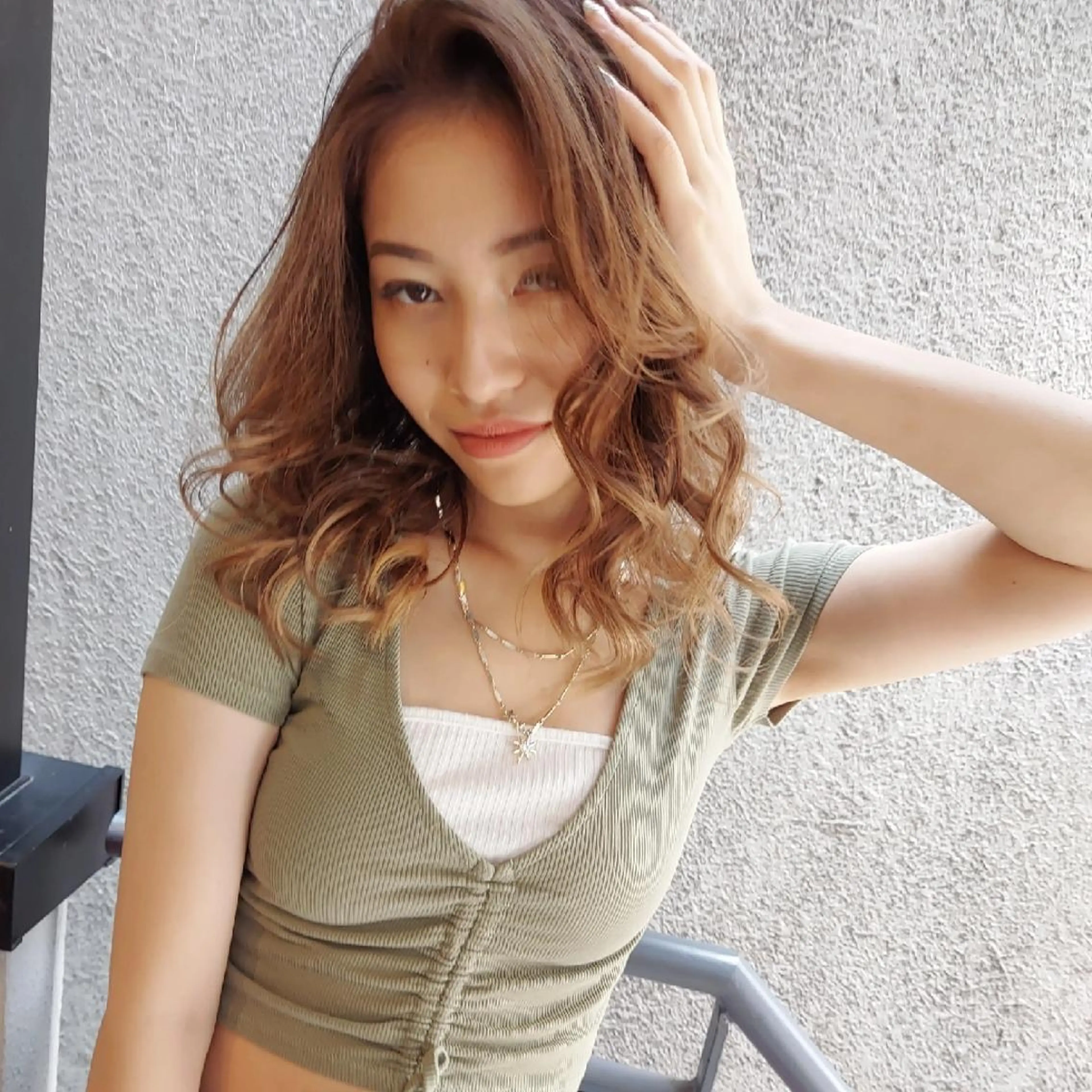 セミロング カラー グレージュ シアーグレージュ ヘアカラー トリートメント grow上野御徒町【グロウ】所属・ブリーチ・ハイトーン 特化🎉内山のヘアスタイル