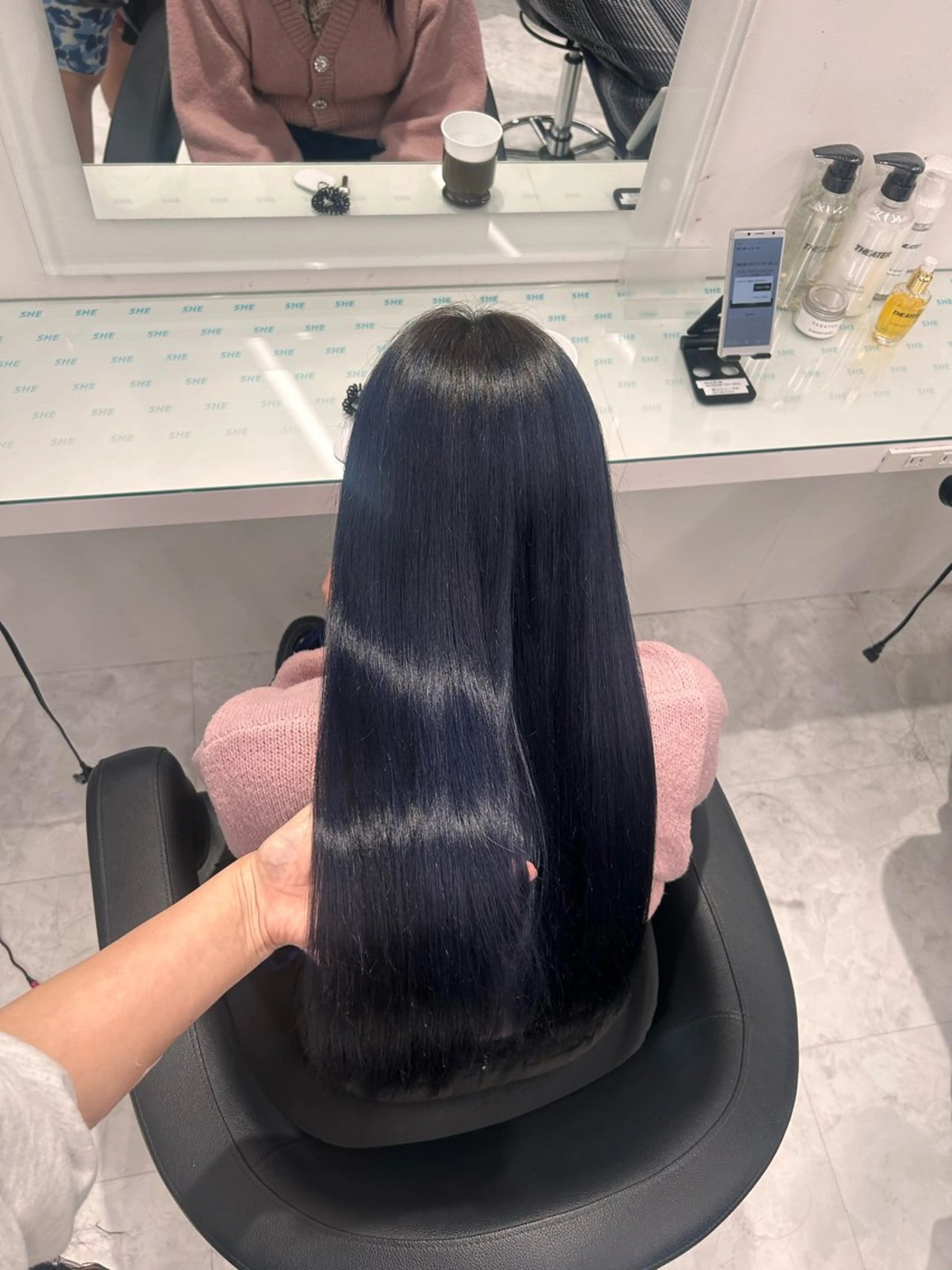 ロング カラー カット ヘアカラー トリートメント ヘアセット 🩷暖色カラー🩷 BONのヘアスタイル