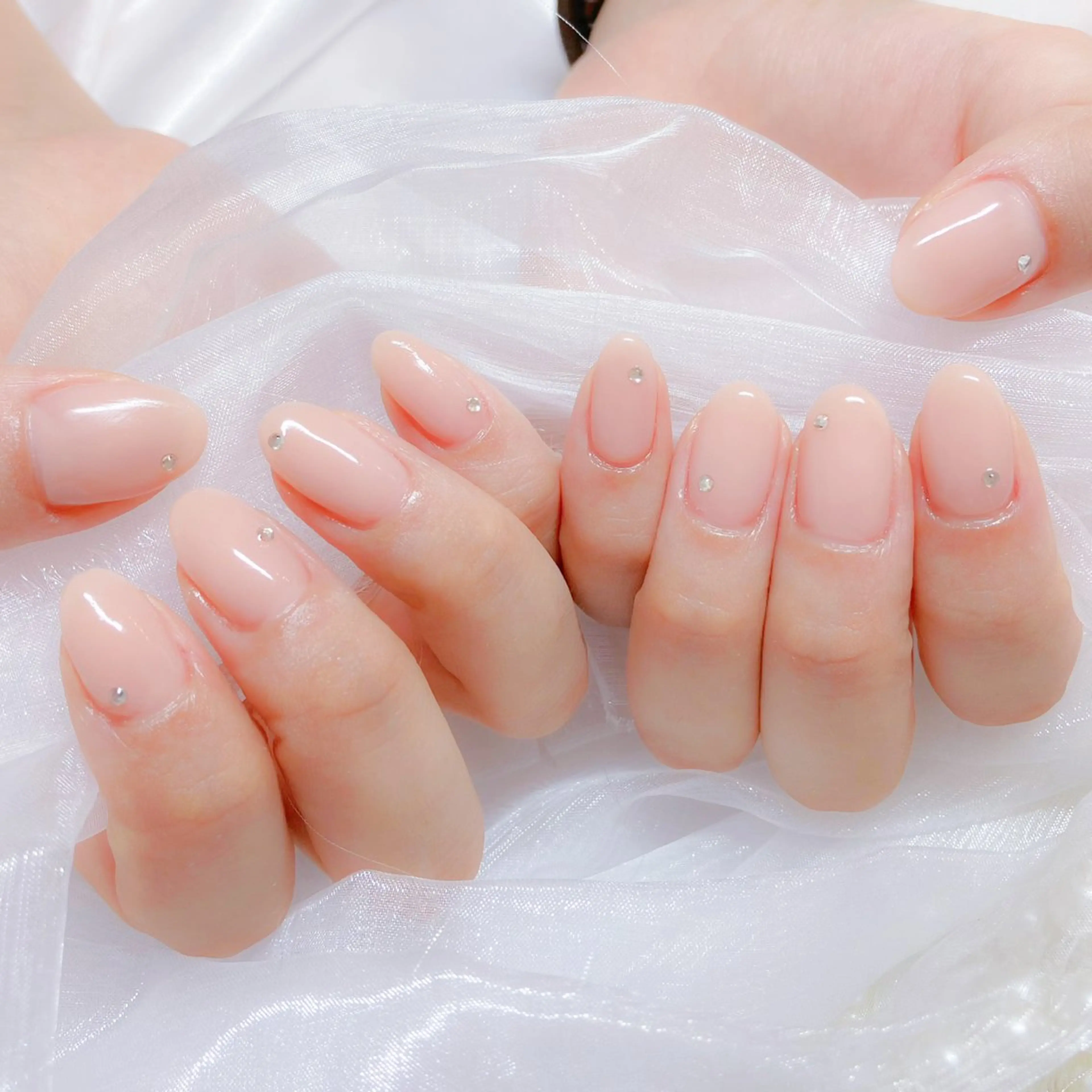 ネイル オーロラネイル フラッシュネイル ジェルネイル 氷ネイル・うるうるネイル キラキラネイル ハンドネイル Amour baseのネイルデザイン