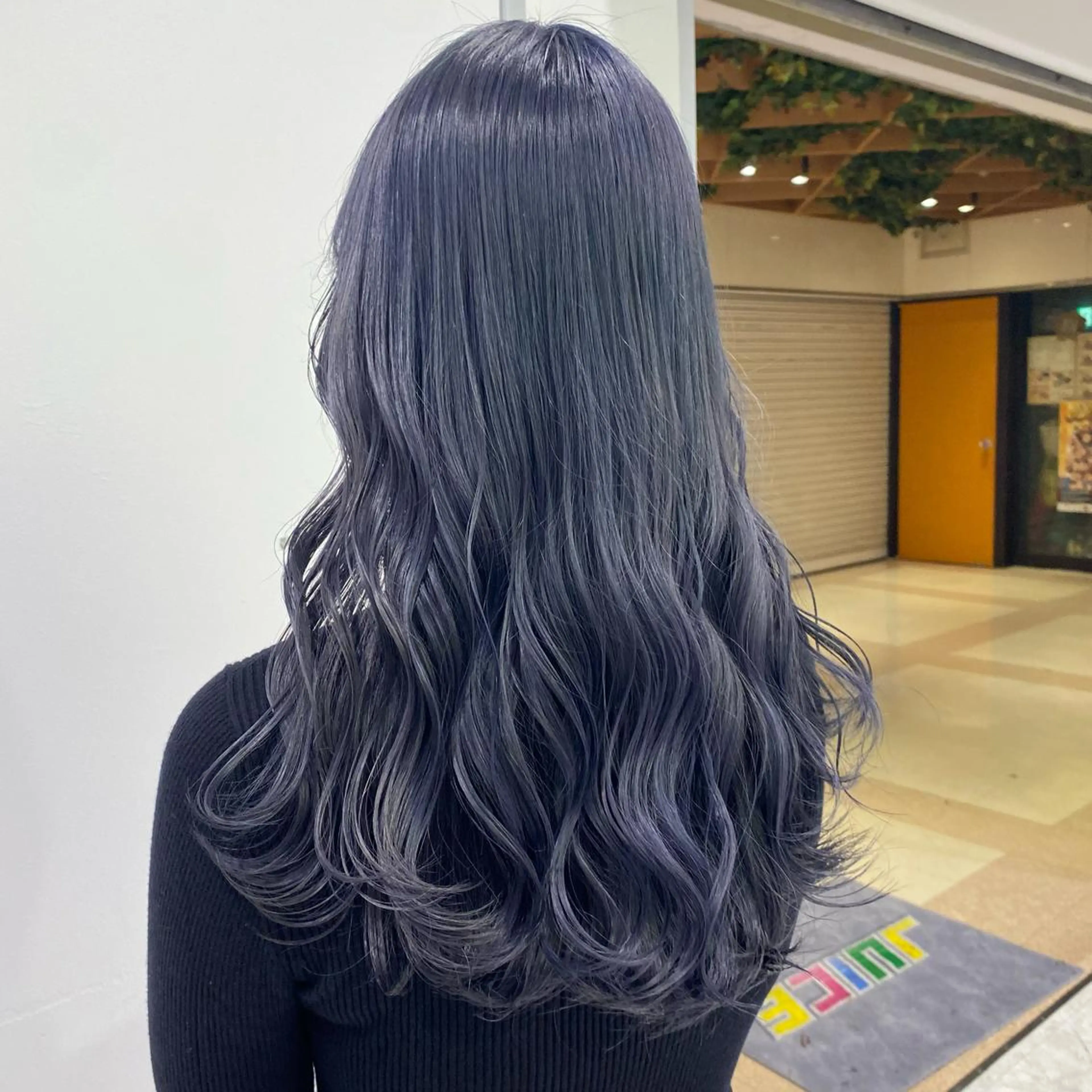 ロング カラー ヘアカラー ヘアセット ワインレッド 🍒KAHOのヘアスタイル