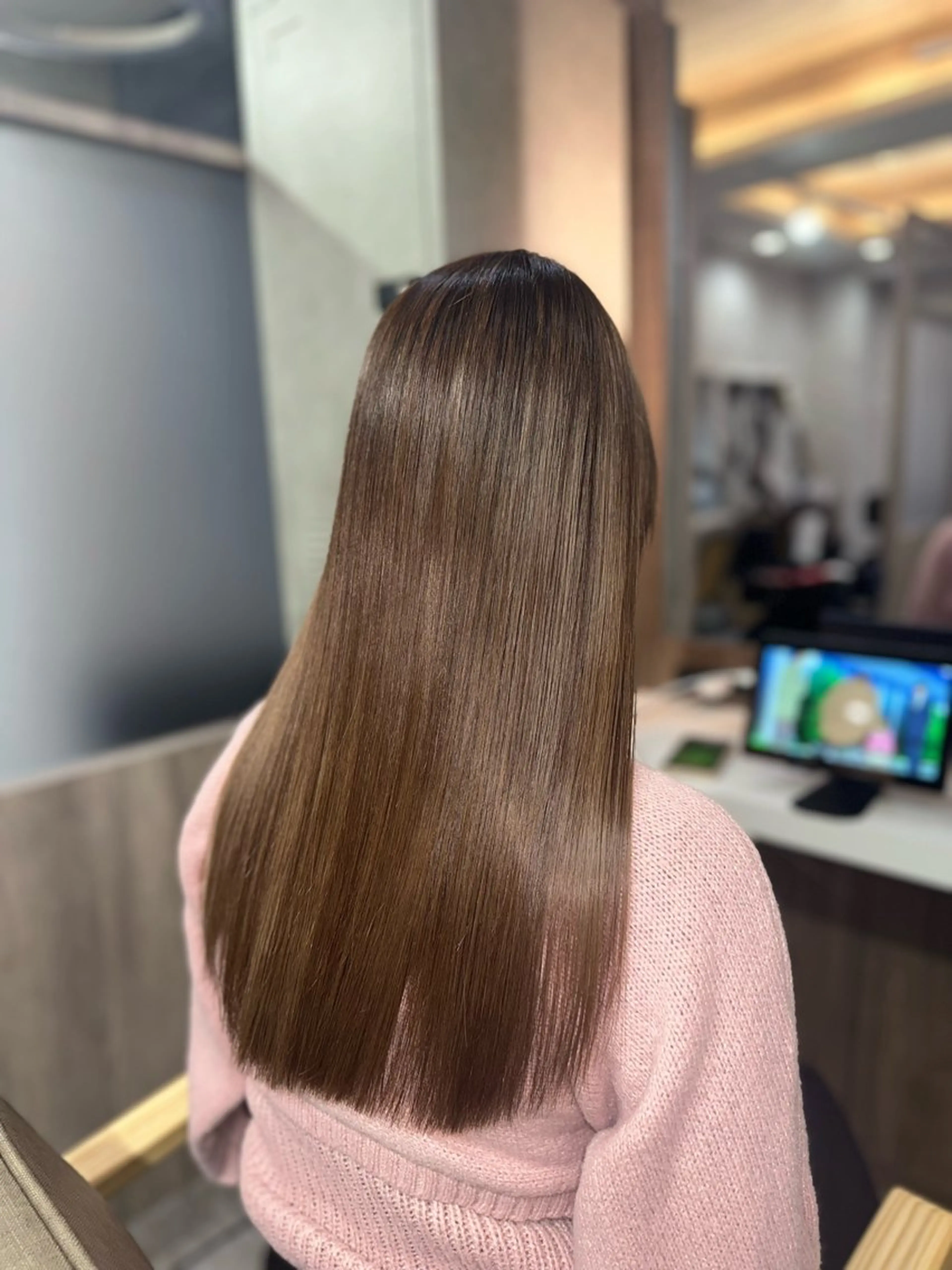 ロング カラー パーマ 縮毛矯正 【髪質改善特化】 tamのヘアスタイル