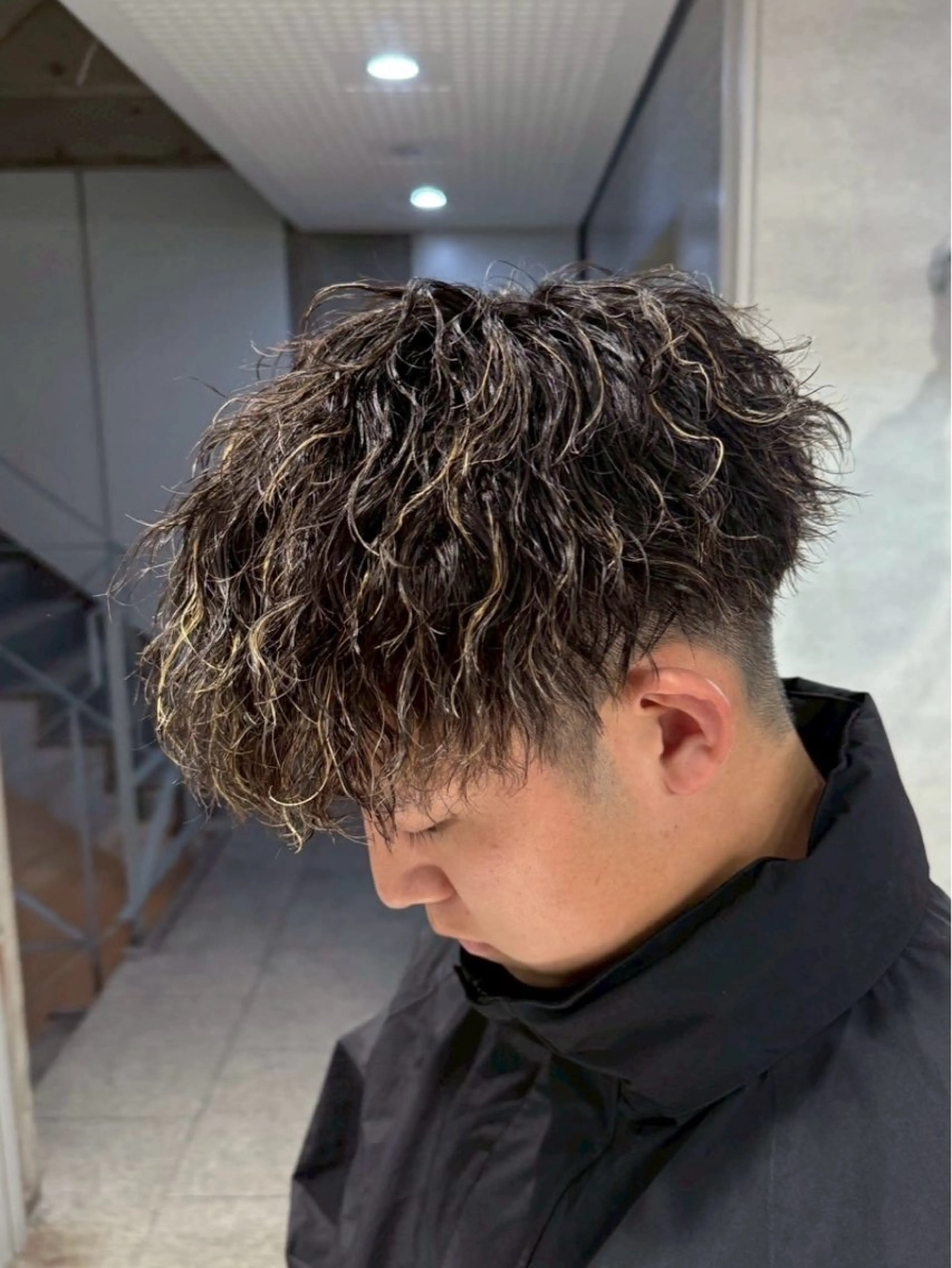 ショート パーマ メンズ カット パーマ メンズ特化⚡️パーマ テッタのヘアスタイル