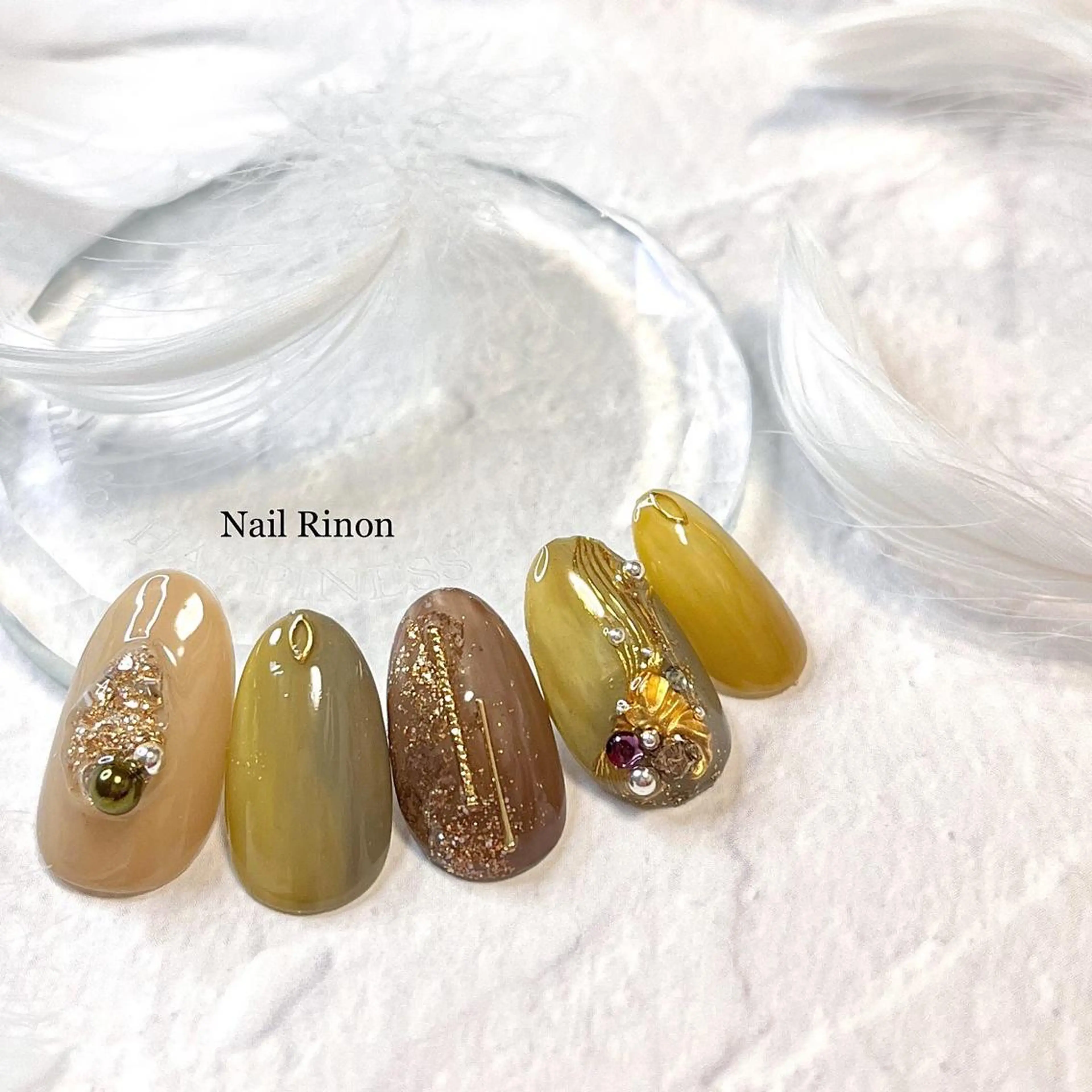 ネイル 成人式 ハンドネイル Nail Rinonのネイルデザイン