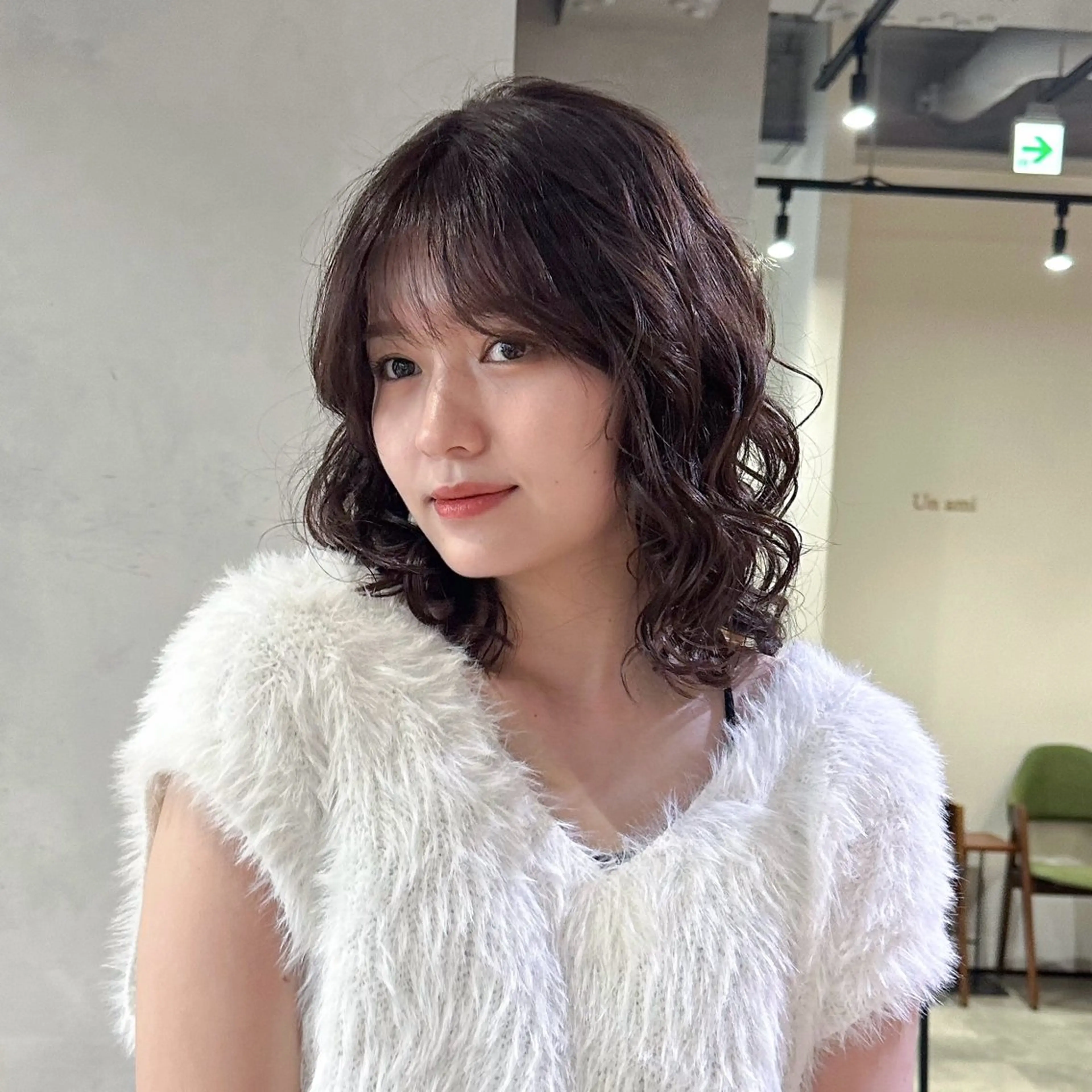 ミディアム カラー ベージュカラー ピンクカラー ピンクベージュ もも ／メンズ〜レディースのヘアスタイル