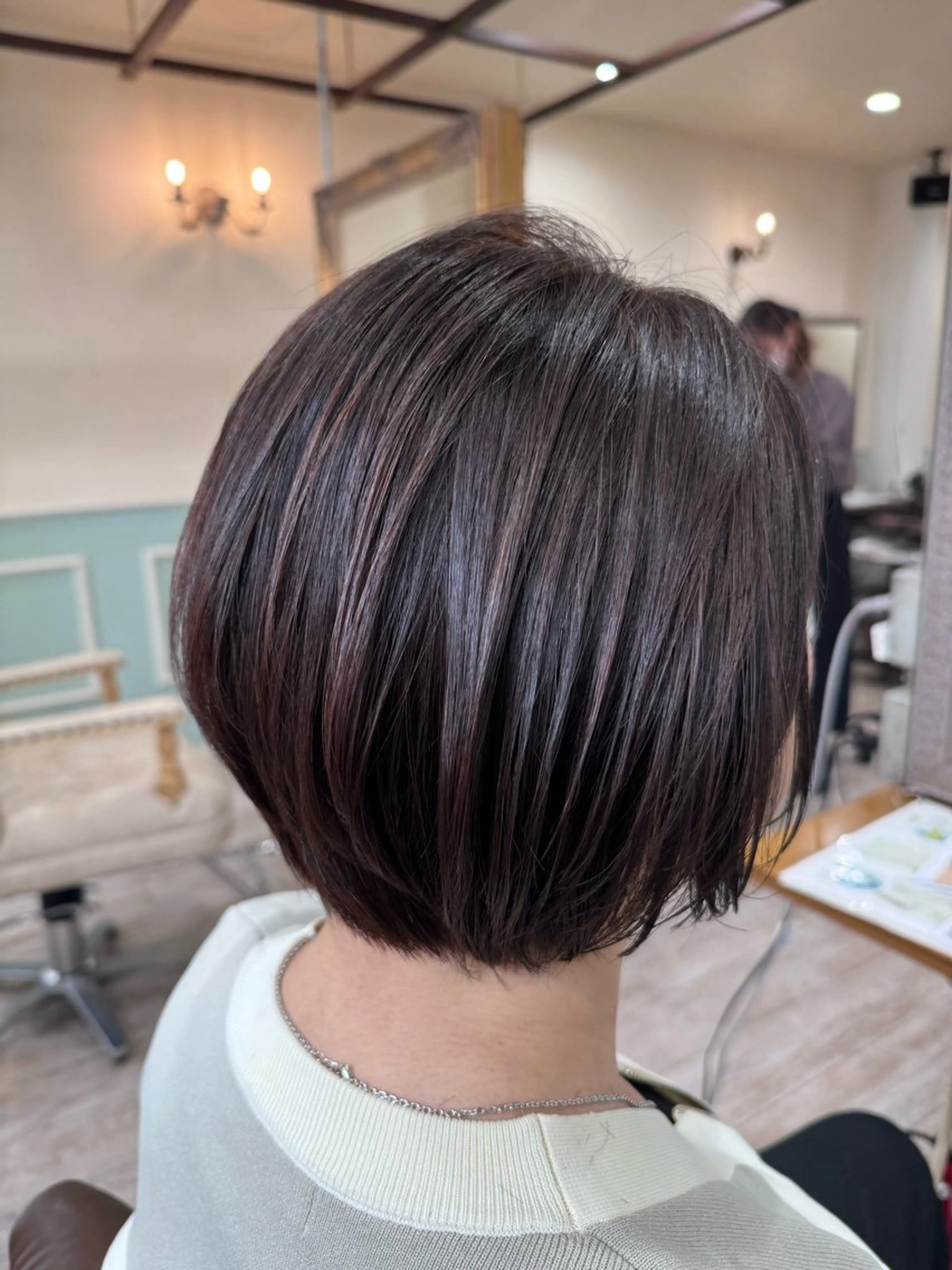 ショート カラー ショートボブ ボブ 髪質改善 ショートヘア トリートメント カット ヘアカラー トリートメント noble店長 松本　拓也▶◀*.のヘアスタイル