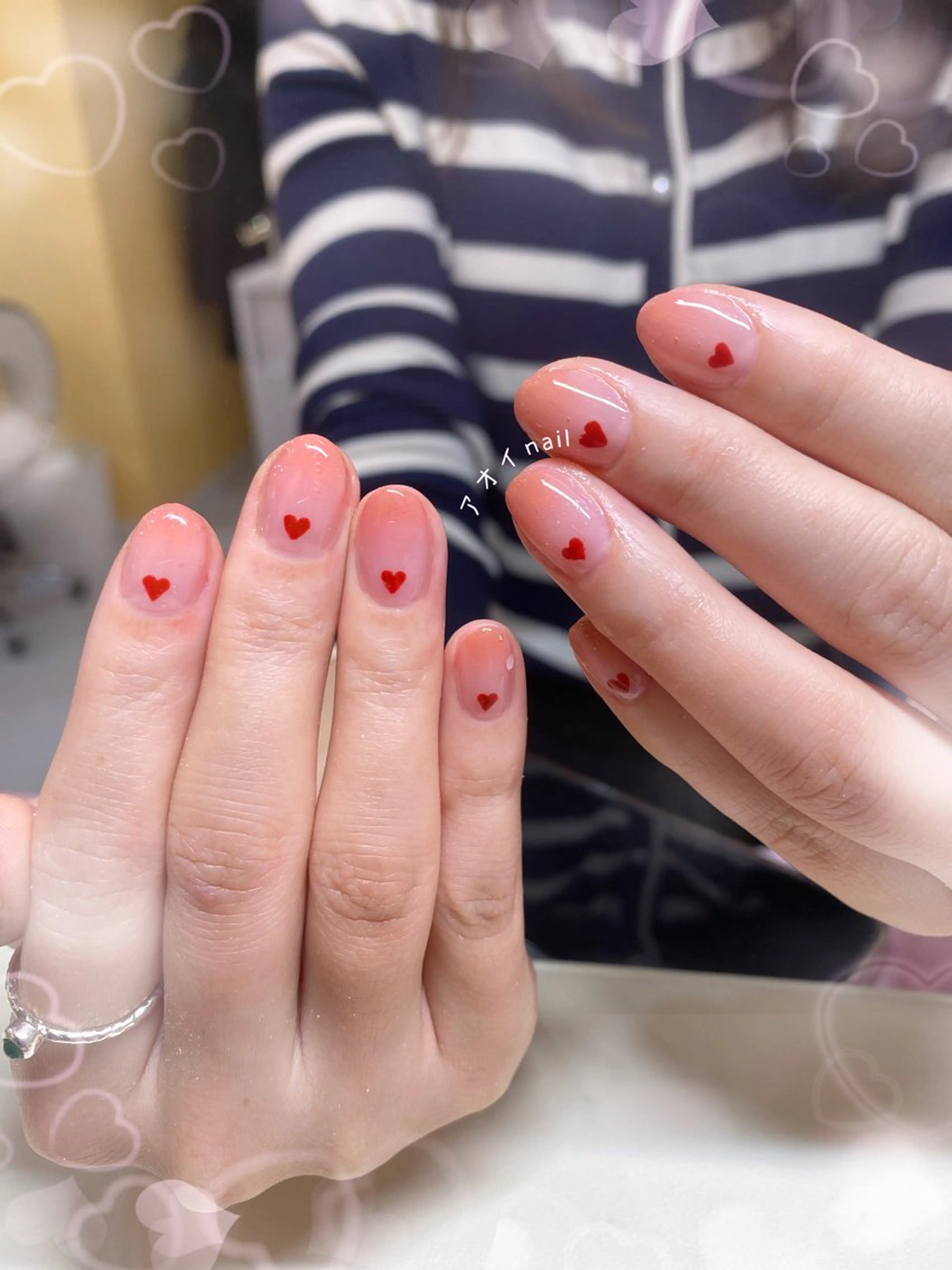ネイル ハンドネイル ハンドケア ネイル＆アイラッシュ ∩_∩アオイのネイルデザイン