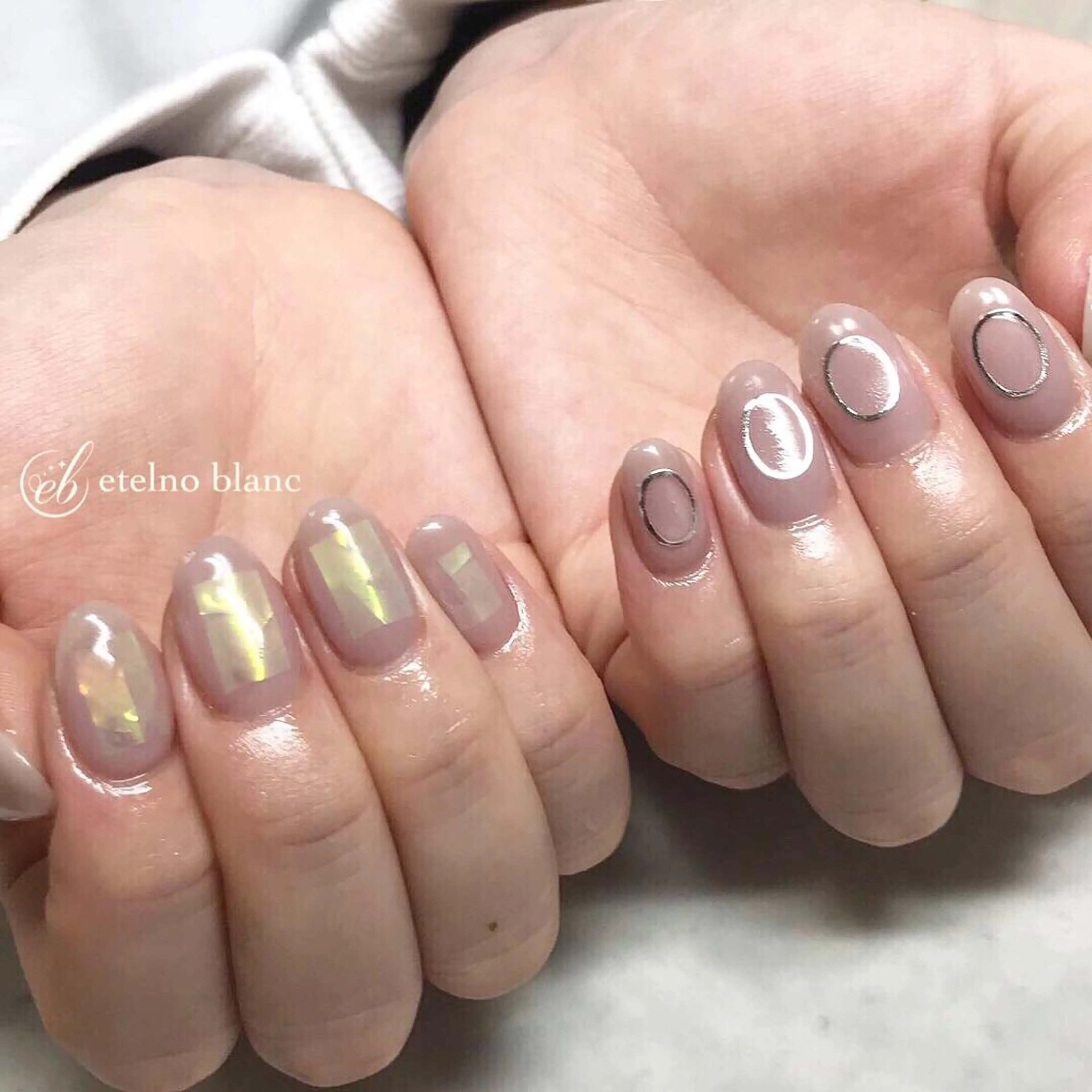 ネイル etelno blanc中目黒のネイルデザイン