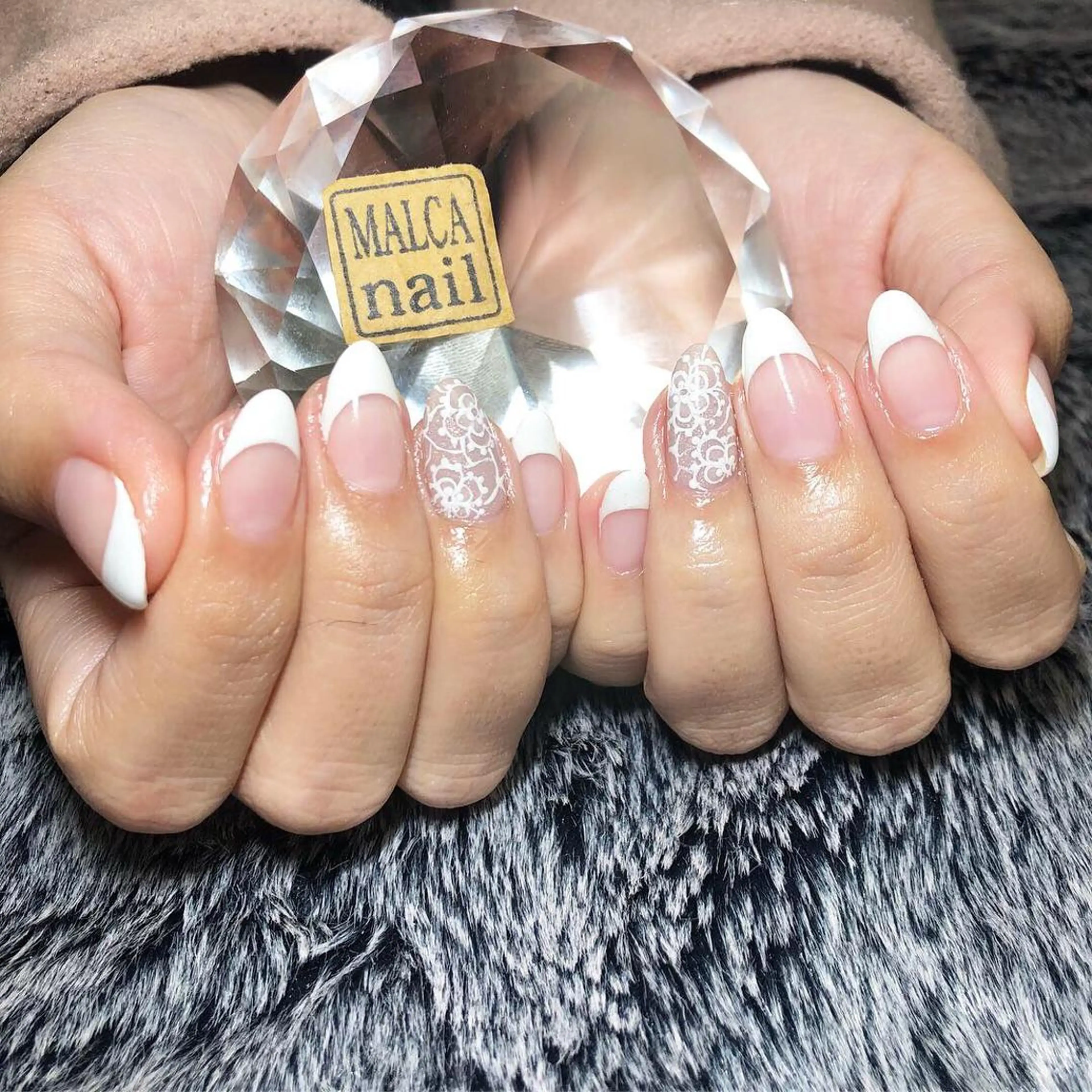 ミディアム カラー パーマ ヘアアレンジ キッズ ネイル マツエク・マツパ ハンドネイル MALCAnail(マルカネイル)所属・荒木 莉奈のネイルデザイン