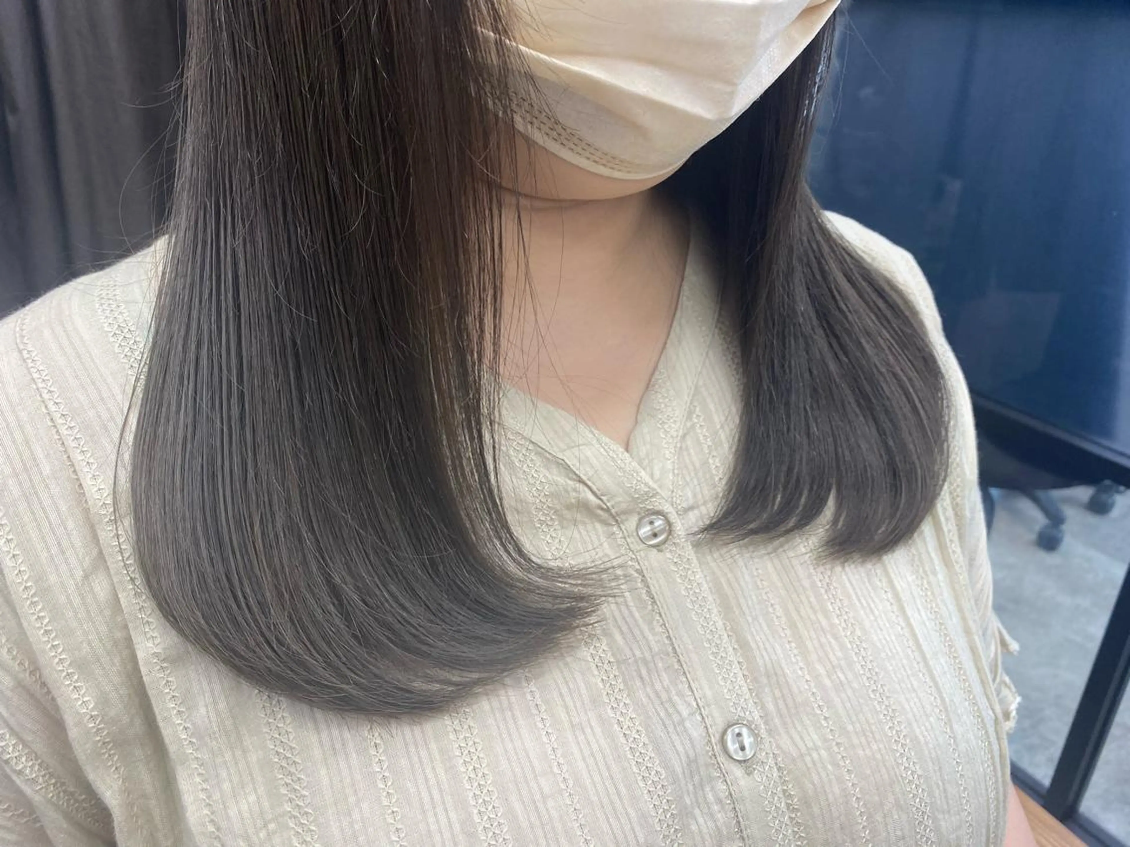 ミディアム カラー カット ヘアカラー トリートメント 艶カラー吉祥寺🌸 KAZUEのヘアスタイル