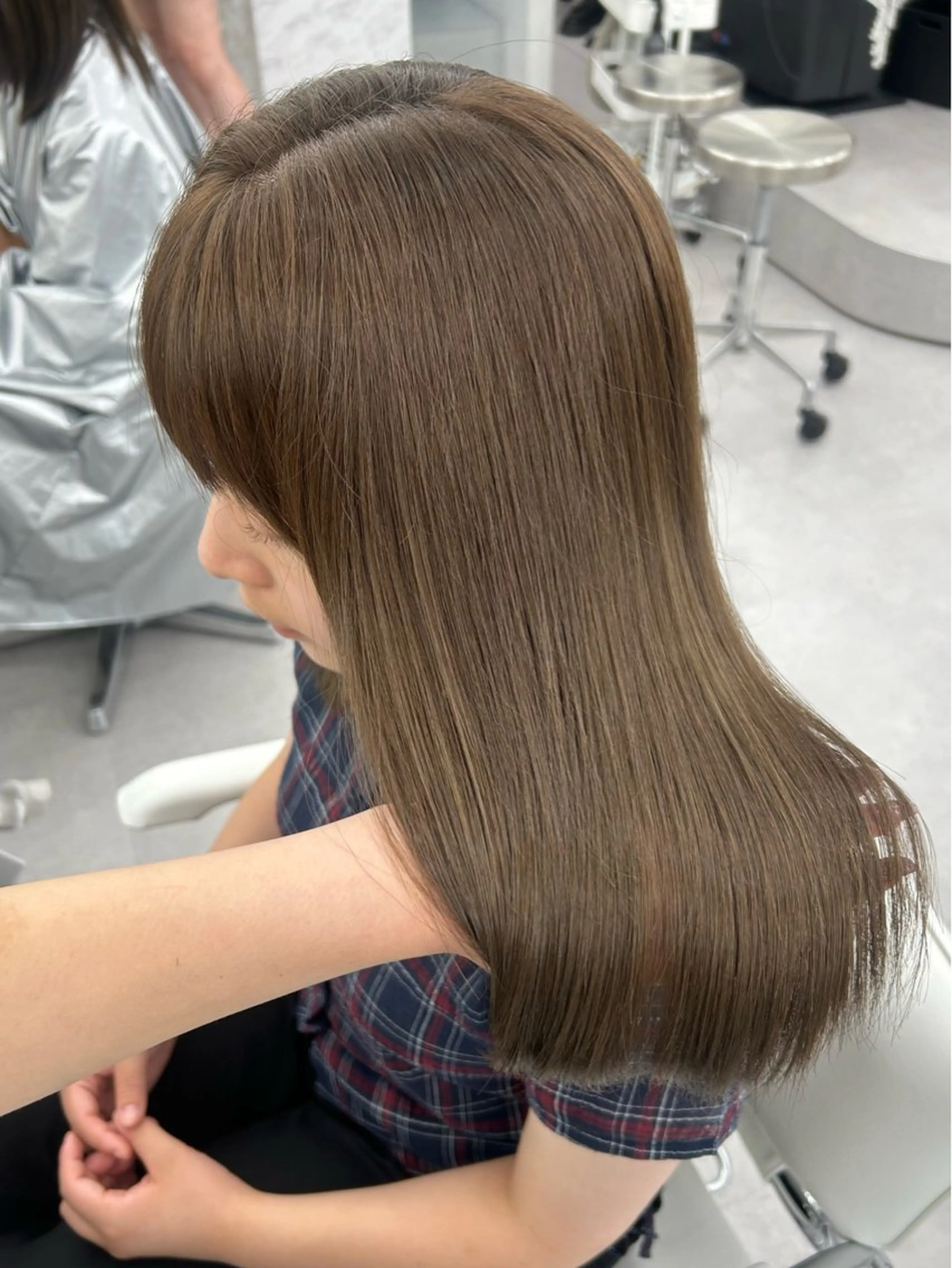 ロング カラー カット ヘアカラー トリートメント 透明感カラー 古山 結季🌙🖤のヘアスタイル