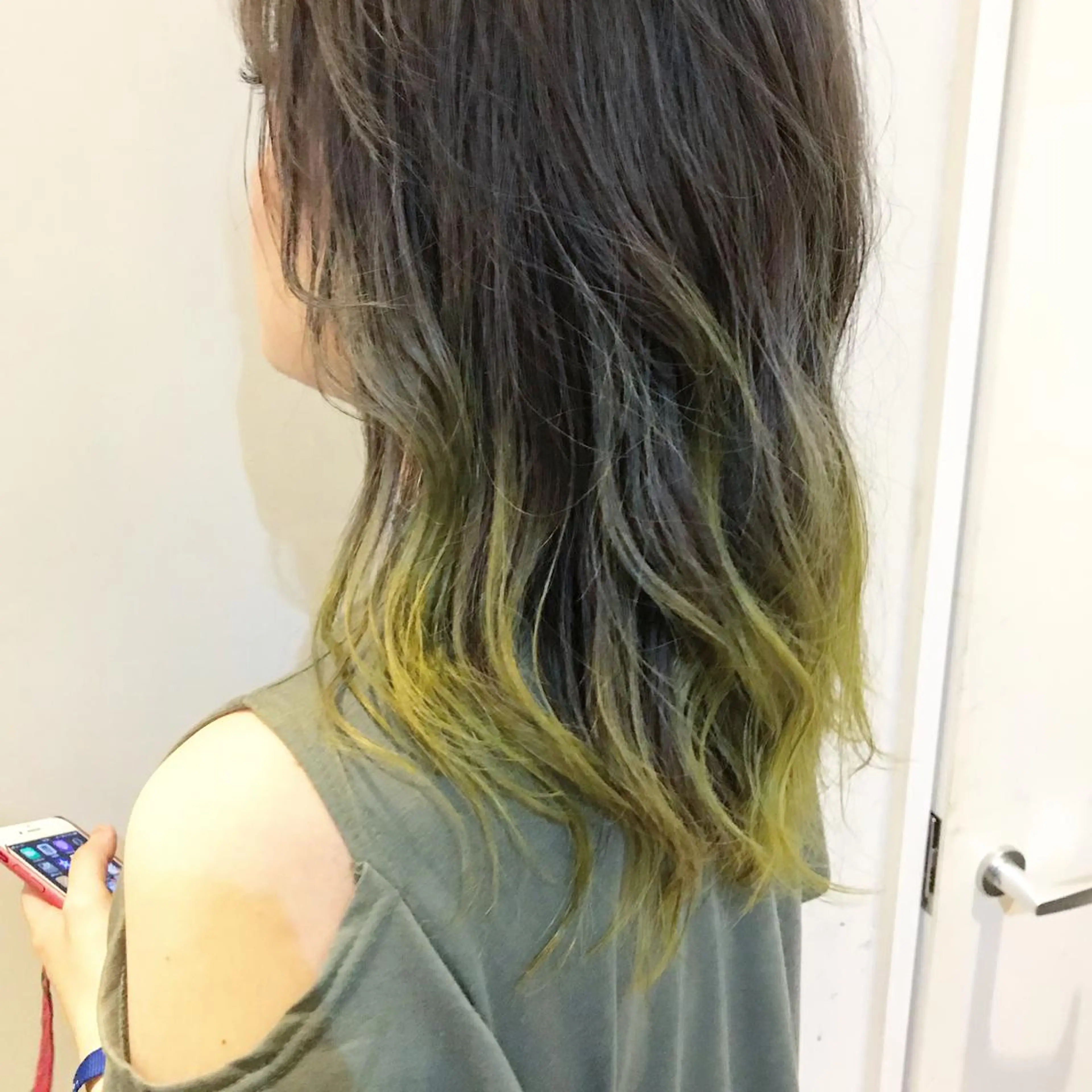 セミロング カラー Joule 大分メンズのヘアスタイル