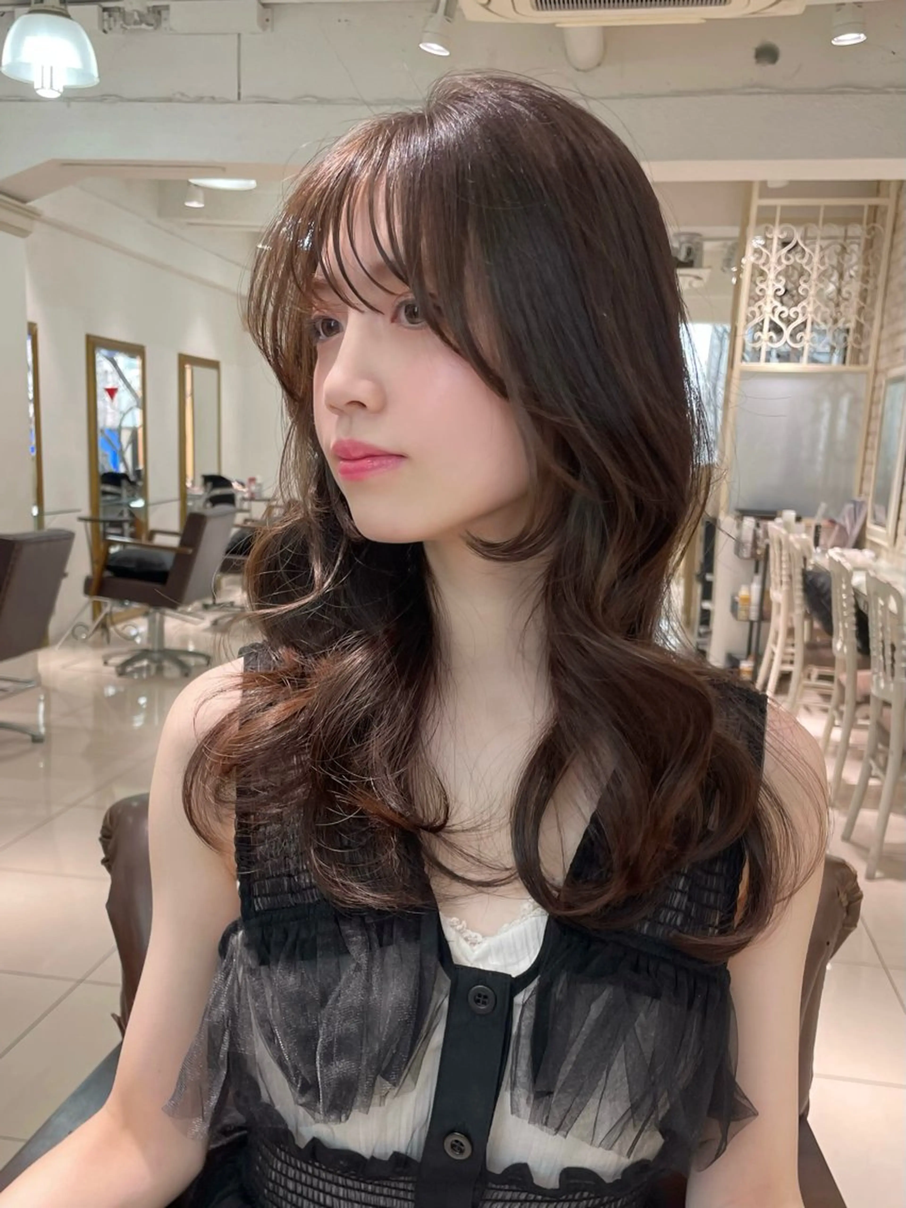 ロング 韓国カシスピンク🩰 mai🐰ྀི🤍のヘアスタイル