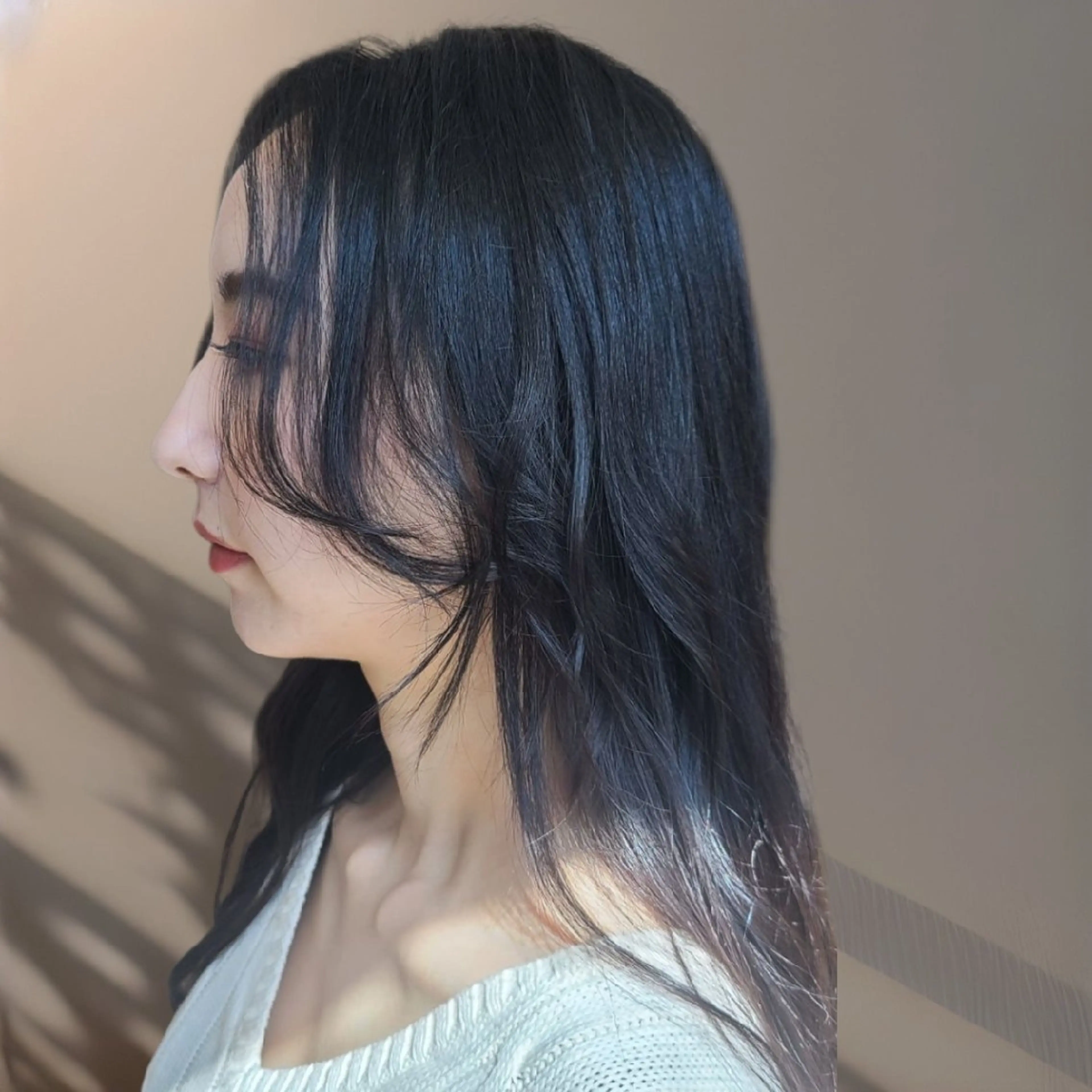 ロング ヘアアレンジ 顔周りカット ナチュラル/韓国風 🌿‬ Kanaのヘアスタイル