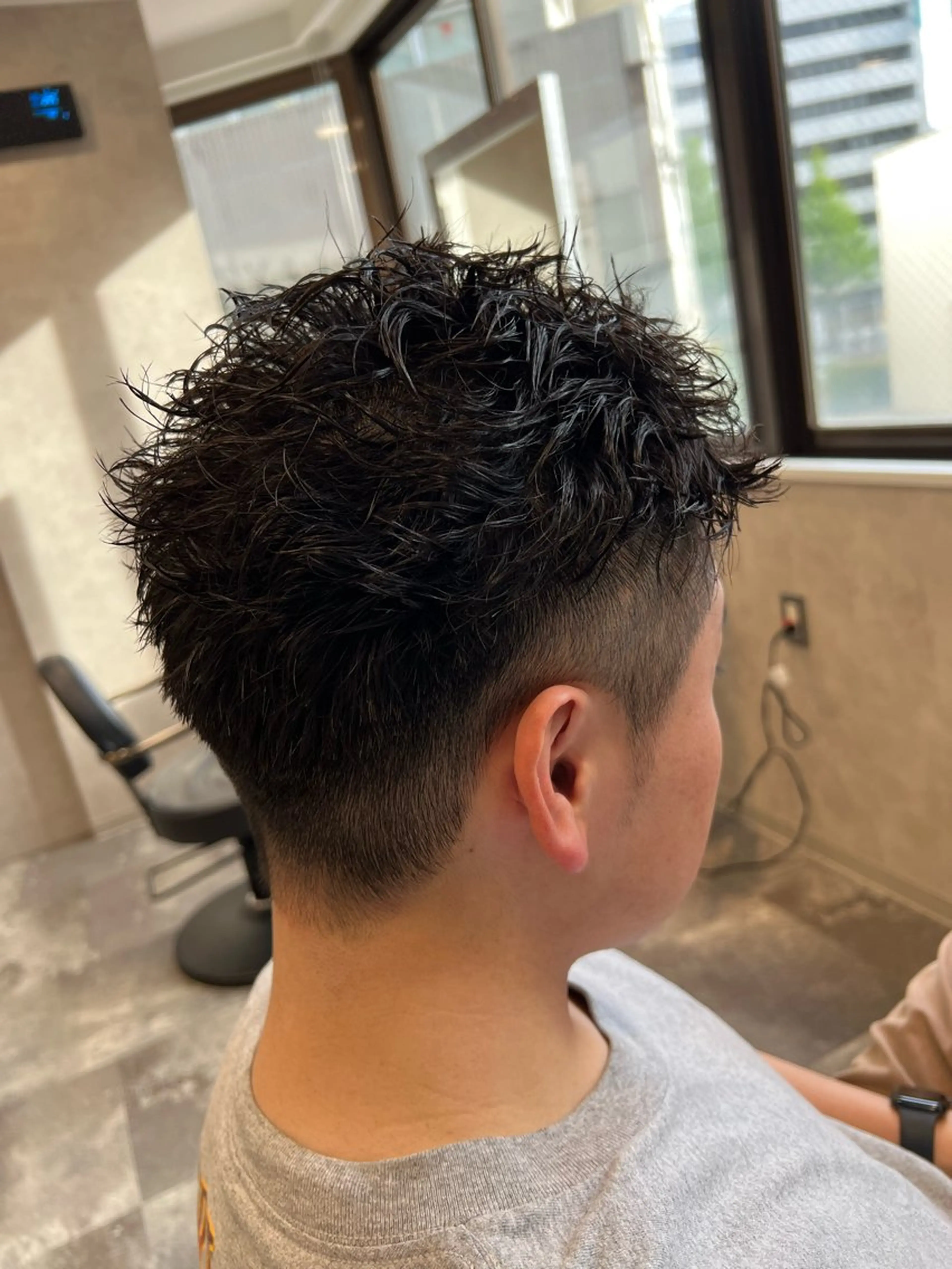 ショート パーマ ヘアアレンジ メンズ メンズパーマ メンズツイストパーマ ツイストパーマ メンズ特化/カラー/ パーマ/ケイシンのヘアスタイル