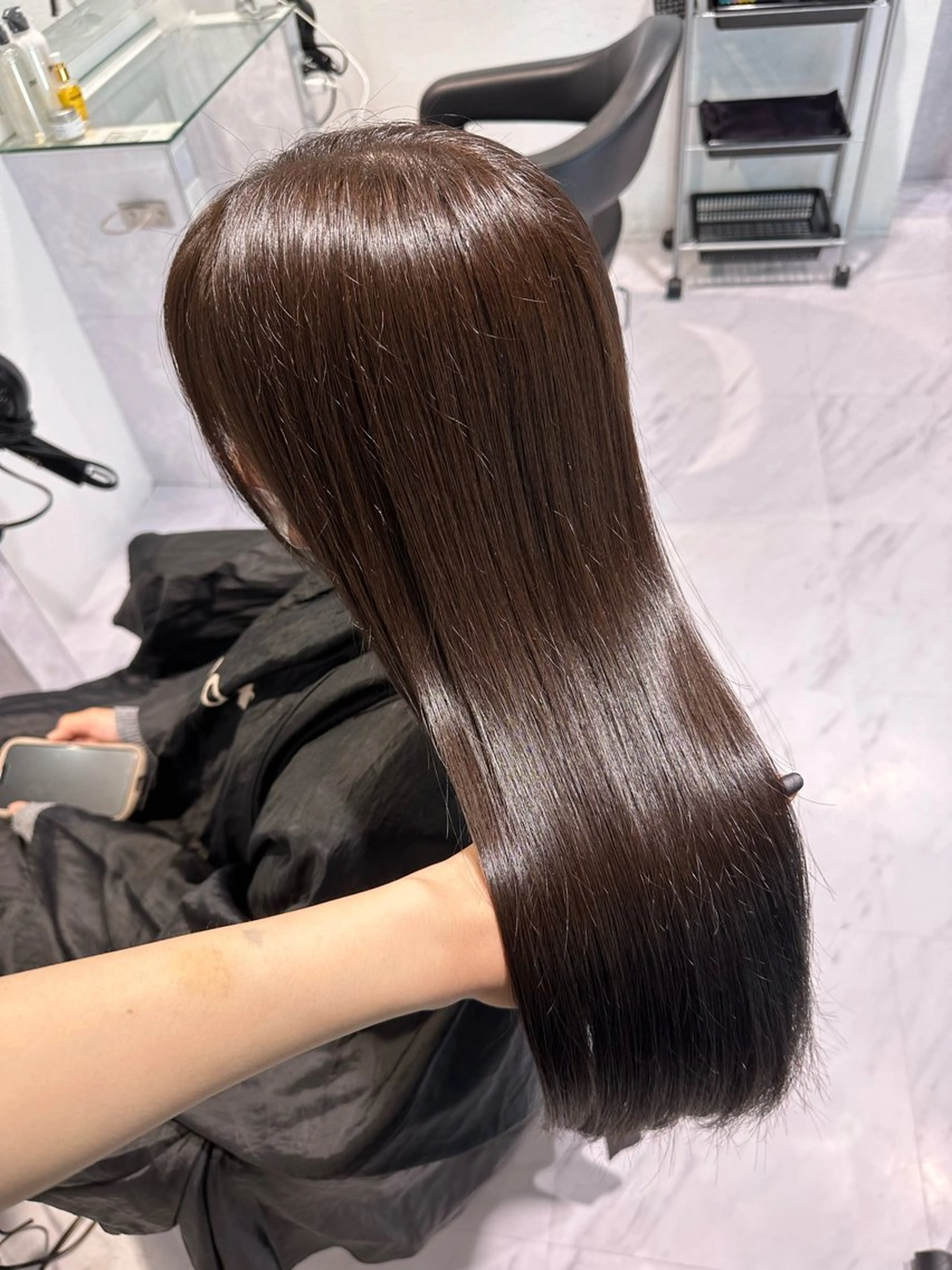 ロング カラー 髪質改善 ロング トリートメント 🐺メンズパーマ マッシュ　あさひ🐺のヘアスタイル