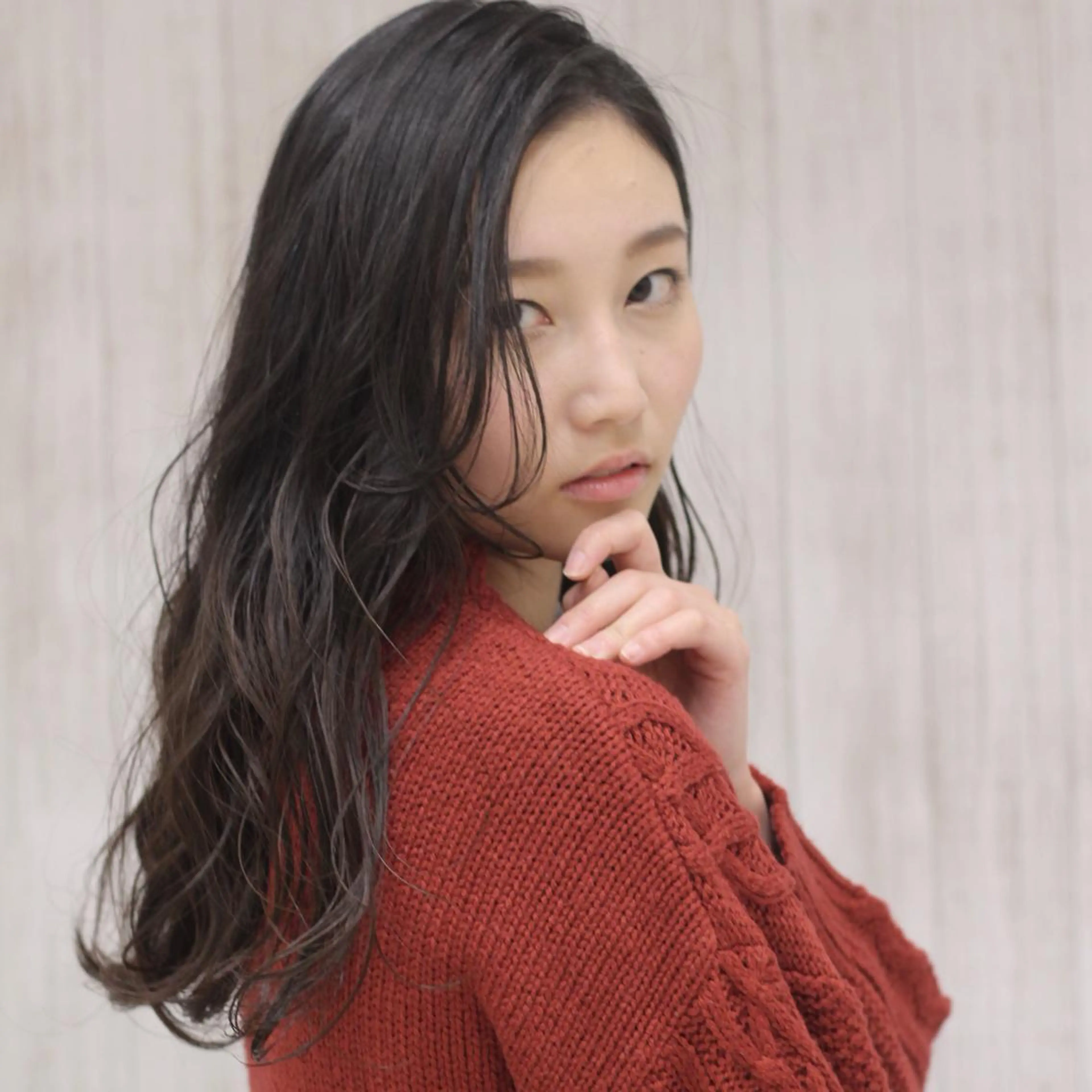 セミロング 🎴イトウユウ🎴 #話さない美容師のヘアスタイル