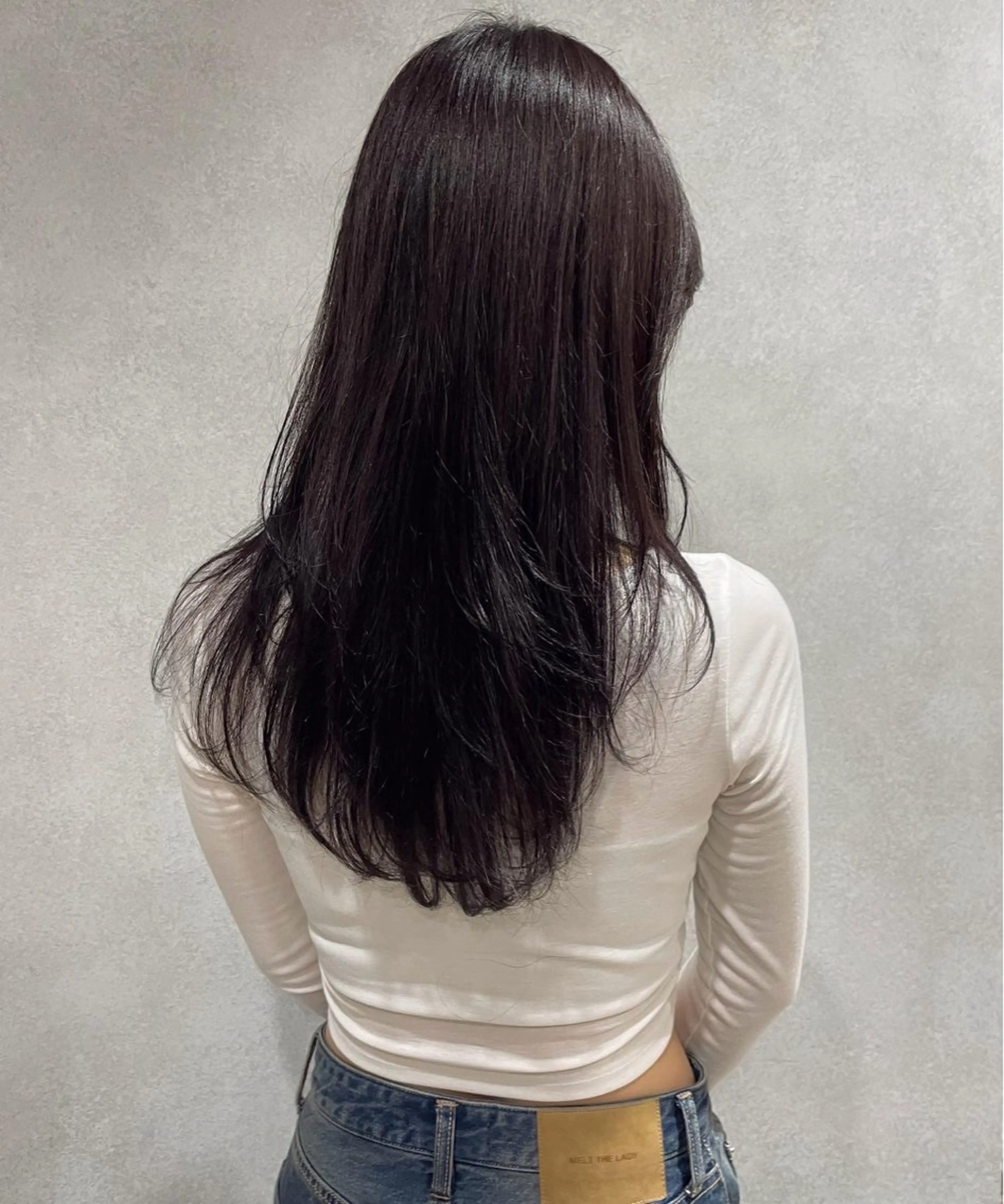 ロング カラー カット ヘアカラー yumemiレイヤー ‎✴︎ 透明感カラーのヘアスタイル
