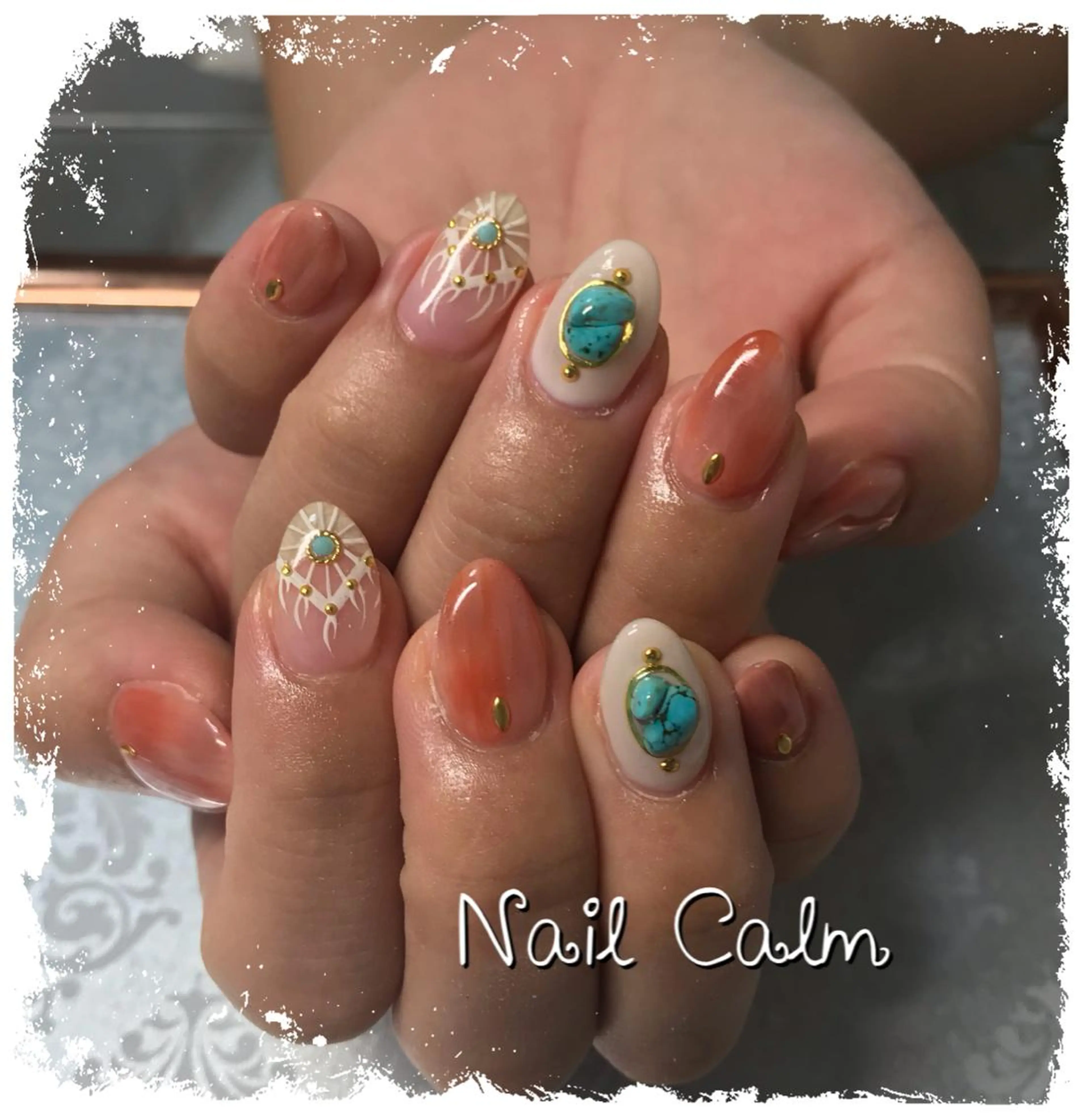 ネイル アートネイル ハンドネイル Nail Calm所属・プライベートサロン Calmのネイルデザイン