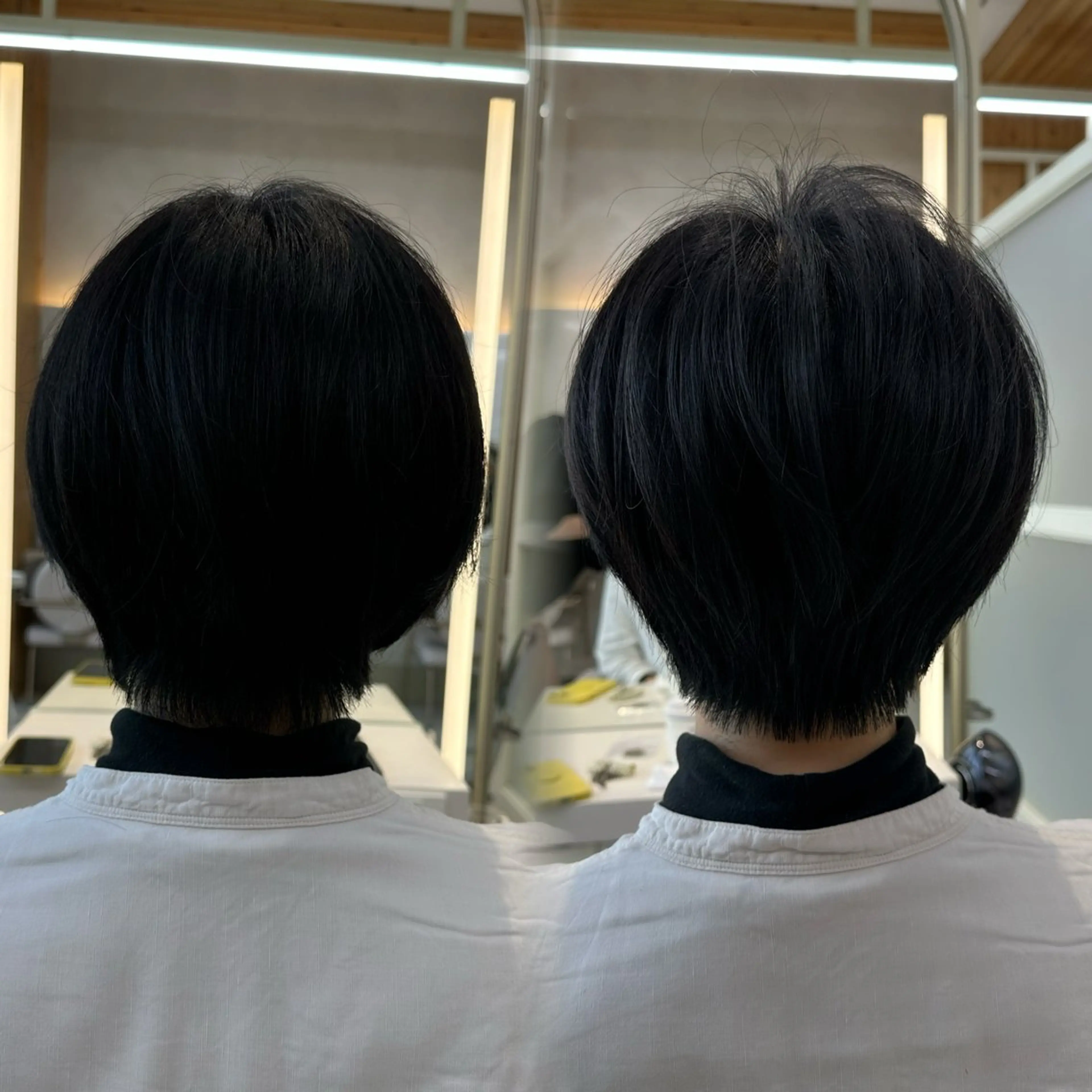 ショート oto🎀×美髪× シースルー前髪🤍のヘアスタイル