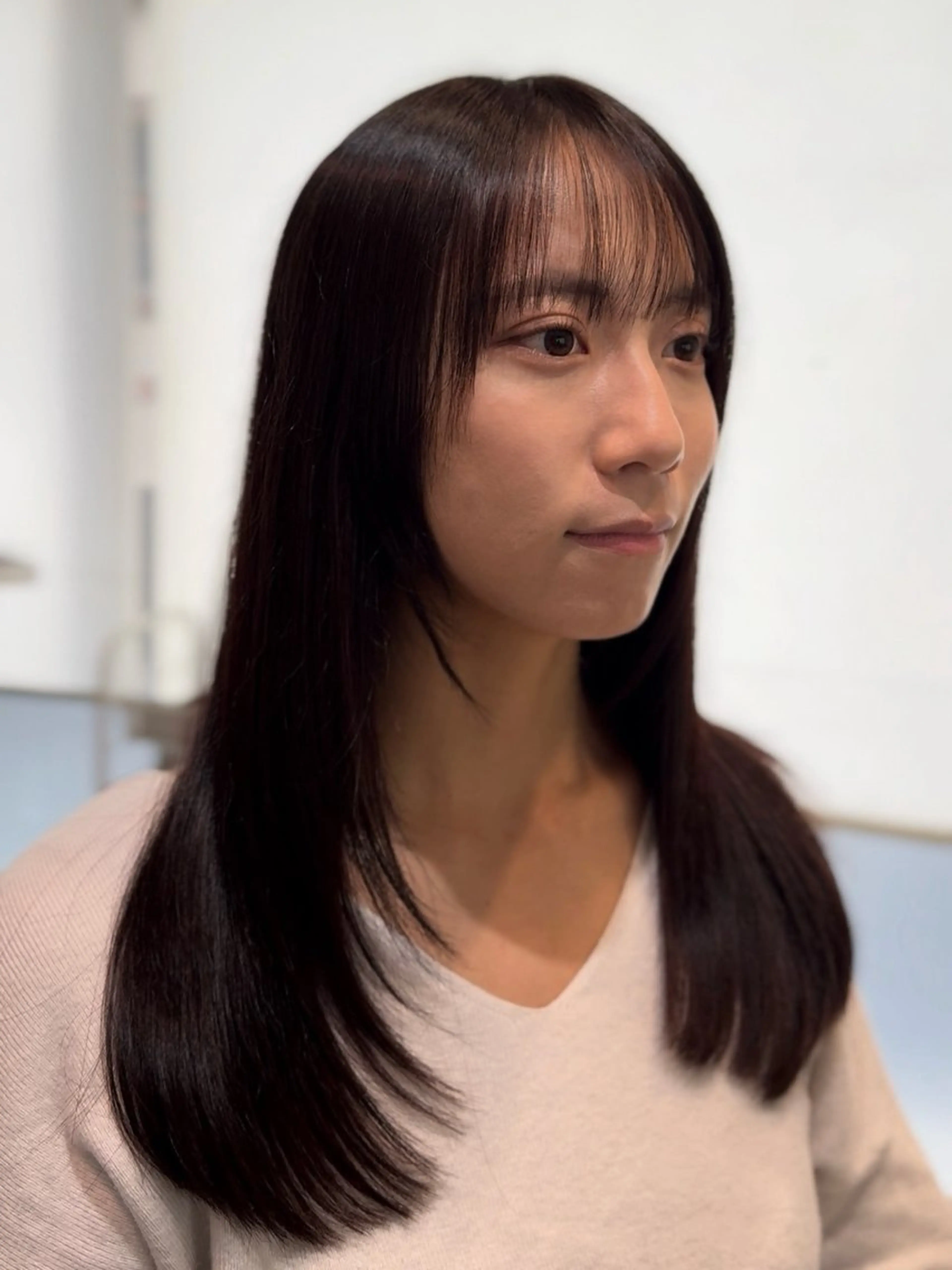 ロング カット 縮毛矯正 人気沸騰中✨ヘア メイク✨フジモリのヘアスタイル
