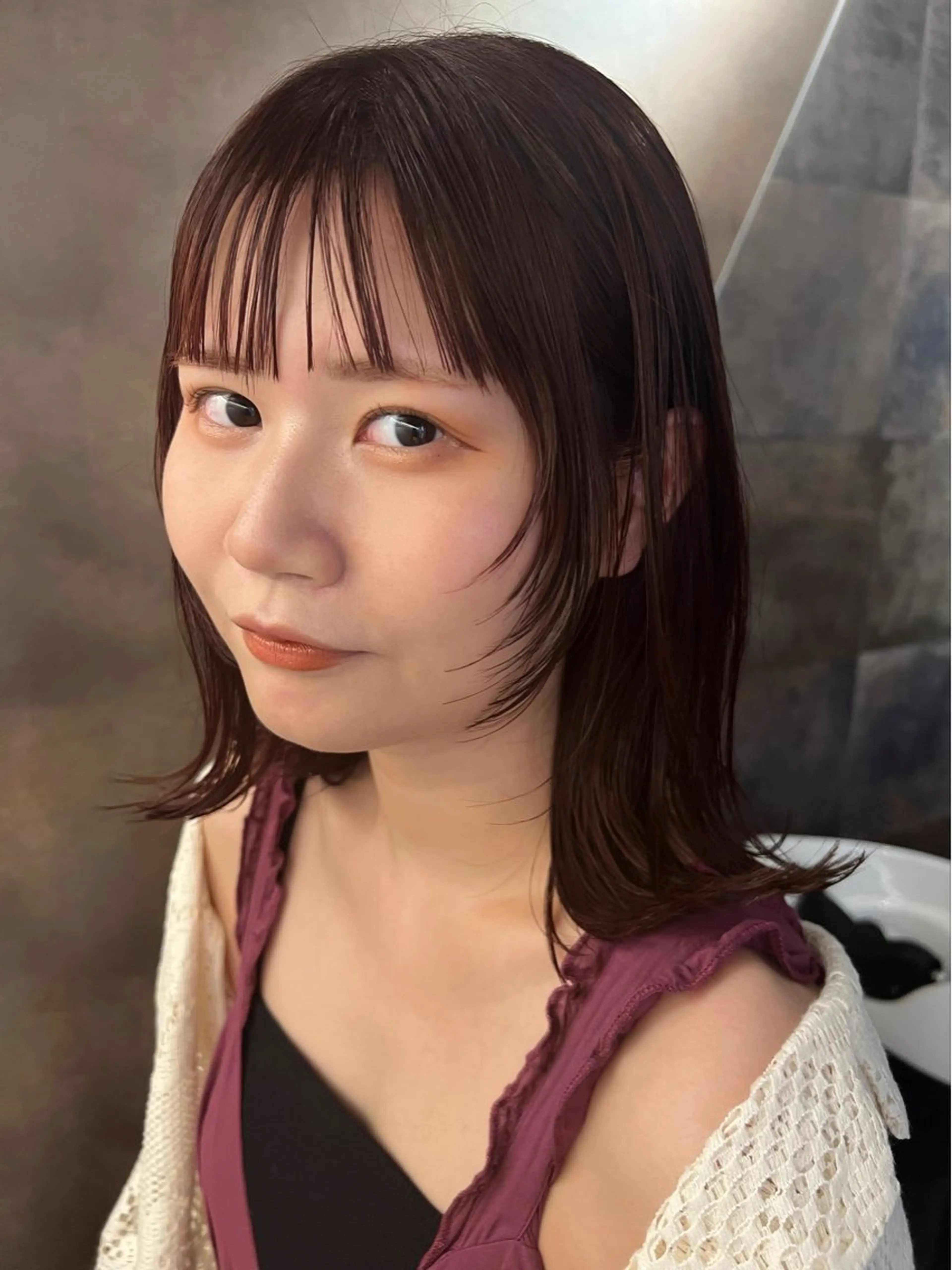 ミディアム カット ヘアカラー GO TODAY SHAiRE SALON 広島店所属・三輪 恭平のヘアスタイル