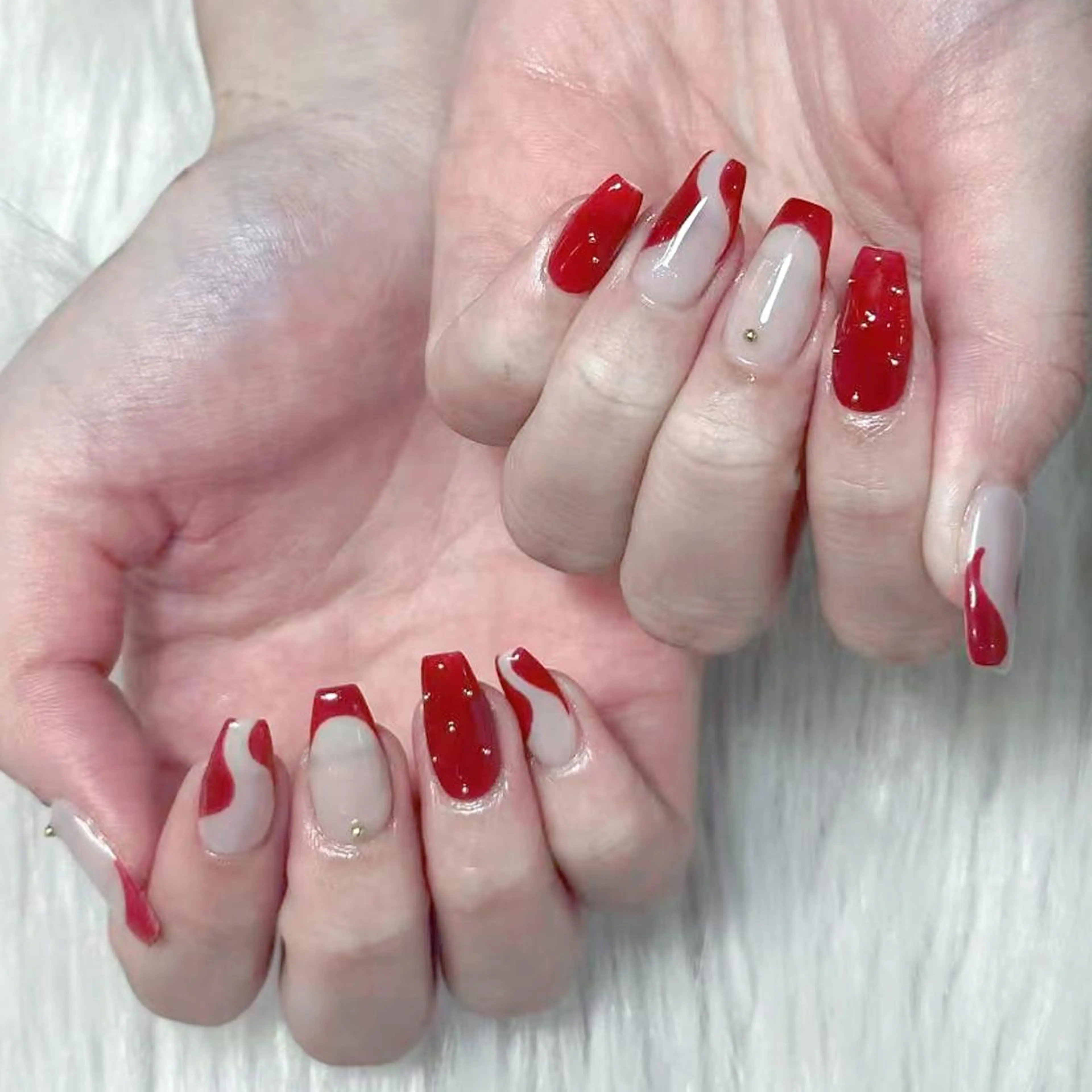 ネイル アートネイル オーロラネイル ガーリー キラキラネイル 韓国ネイル Nail Monsterのネイルデザイン