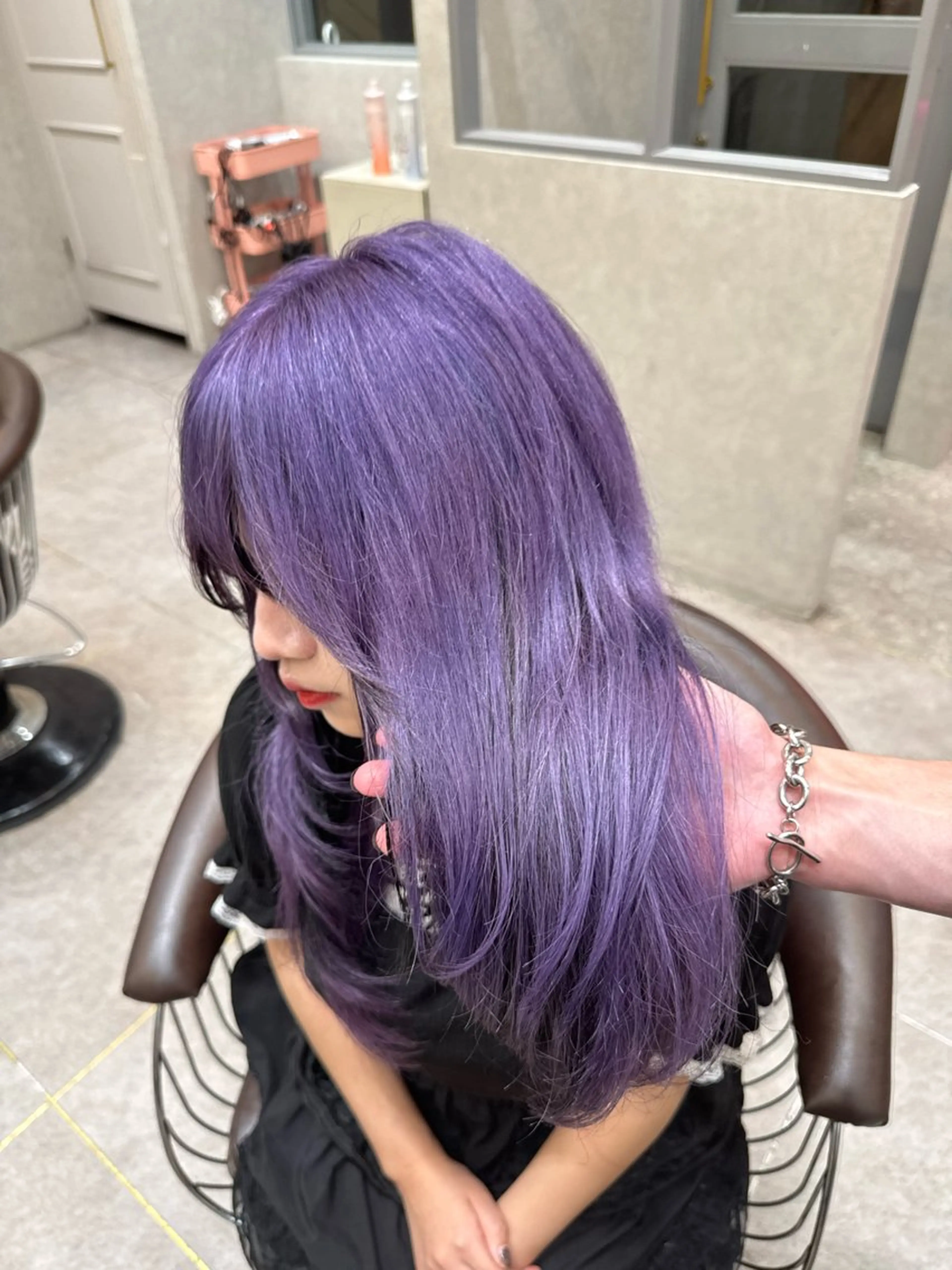 ロング ロング ヘアカラー 坂口 京平のヘアスタイル