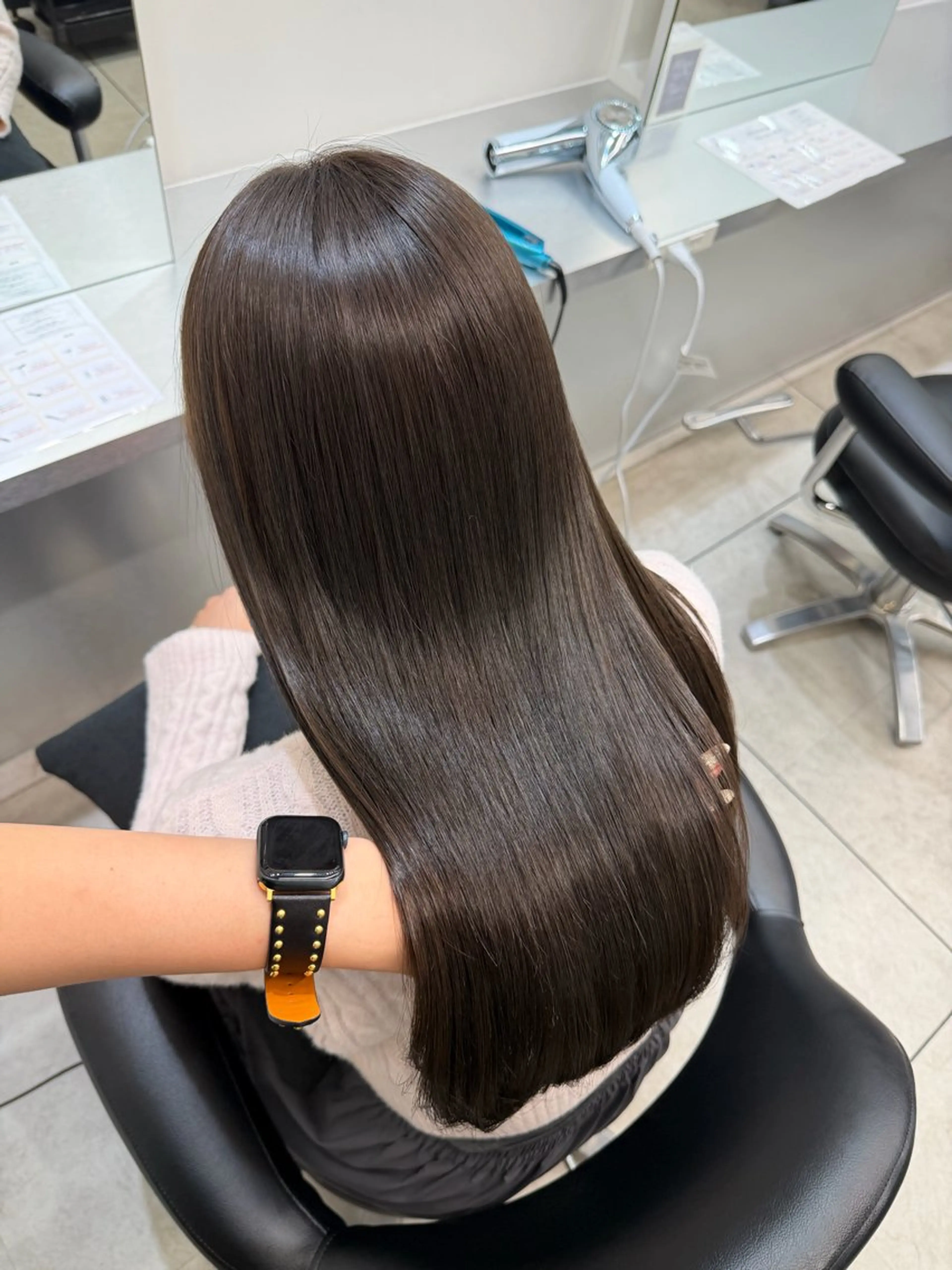 ロング カット 縮毛矯正 トリートメント 艶髪/縮毛矯正/ Core mikuaのヘアスタイル