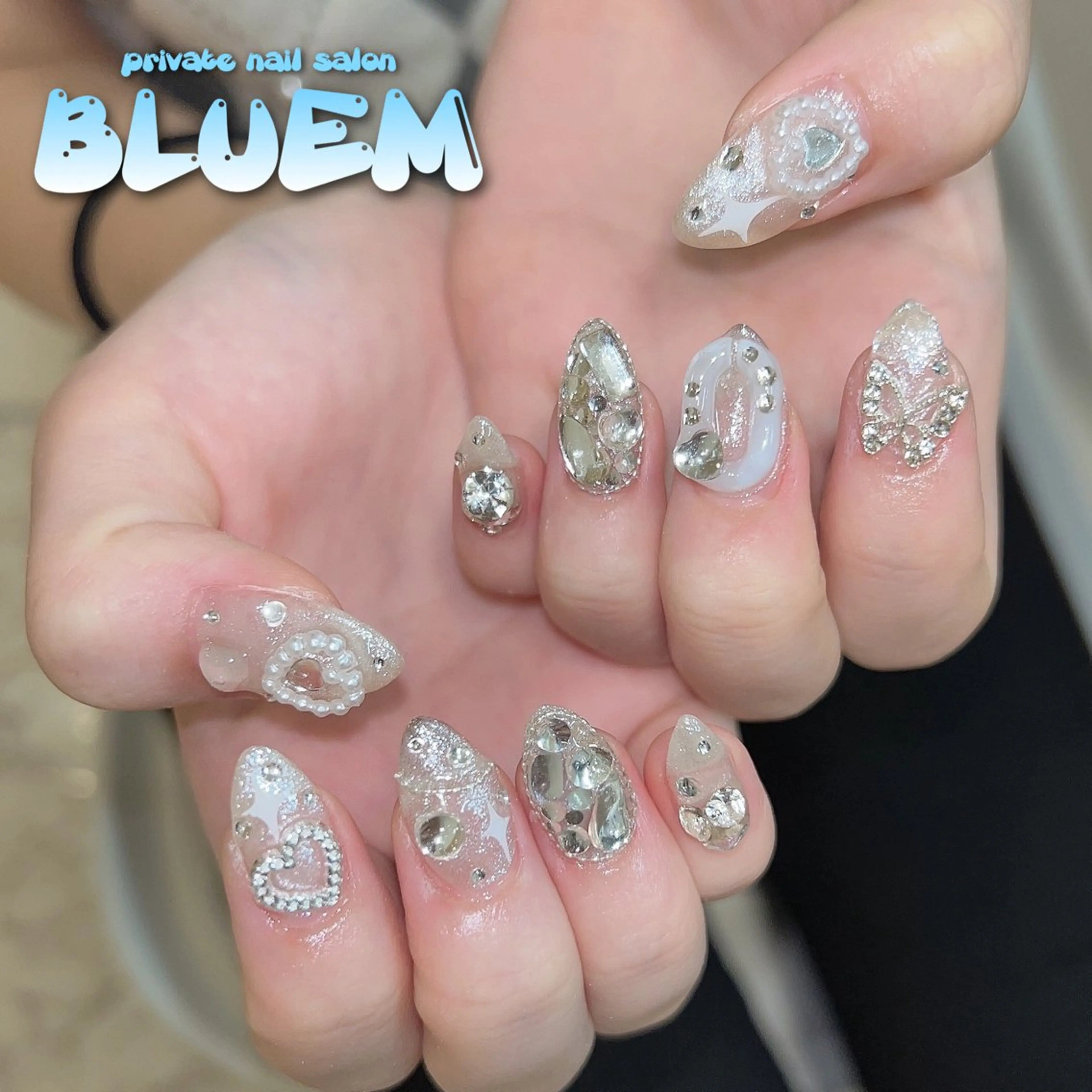 ネイル ハンドネイル BLUEM なな🐶のネイルデザイン